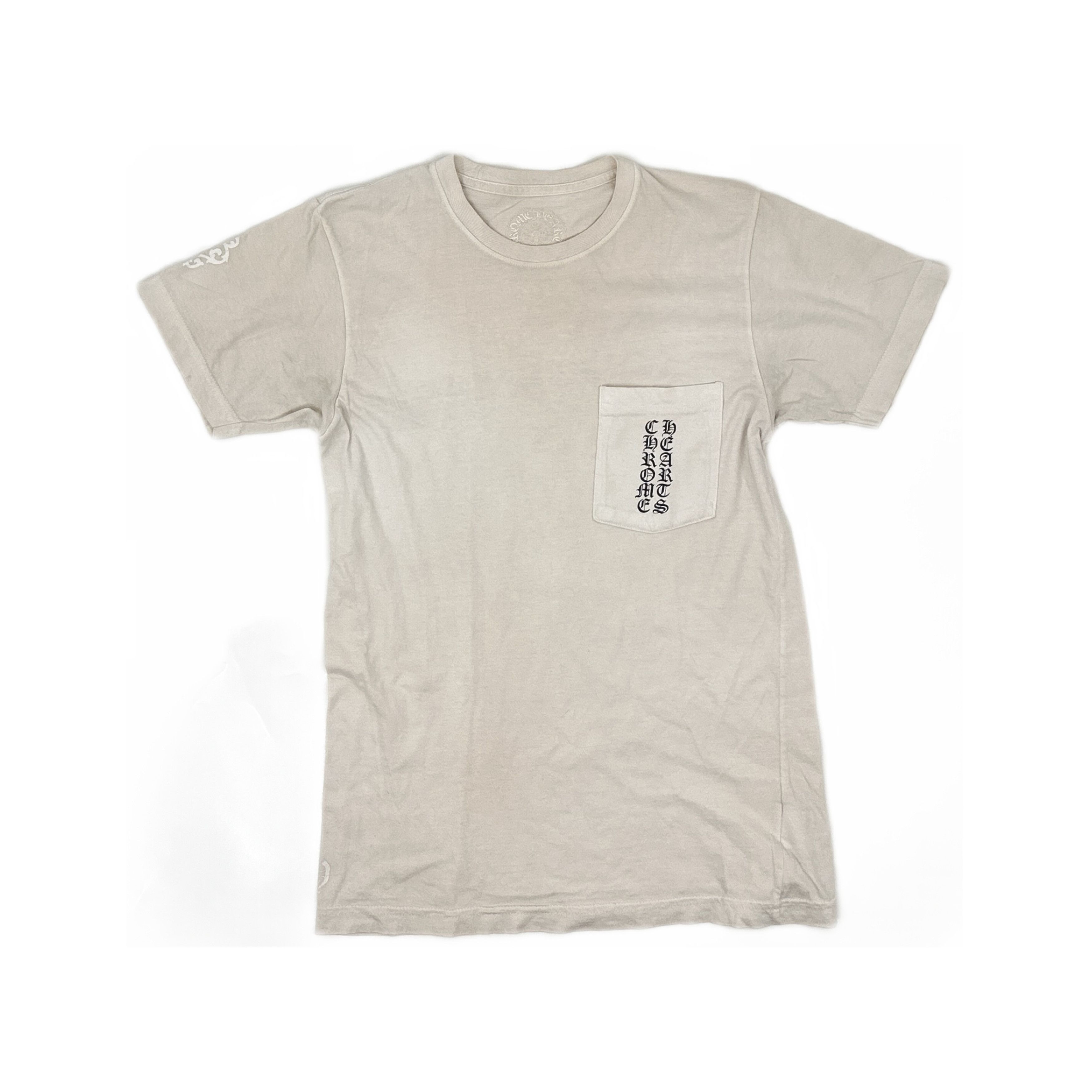 Chrome Hearts Chrome Hearts Neon Pink Stripe Logo Tee | Grailed