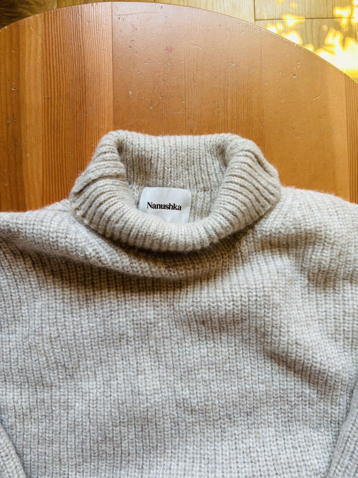 Nanushka Nanushka Wool Roll Neck Size US L / EU 52-54 / 3 - 3 Thumbnail