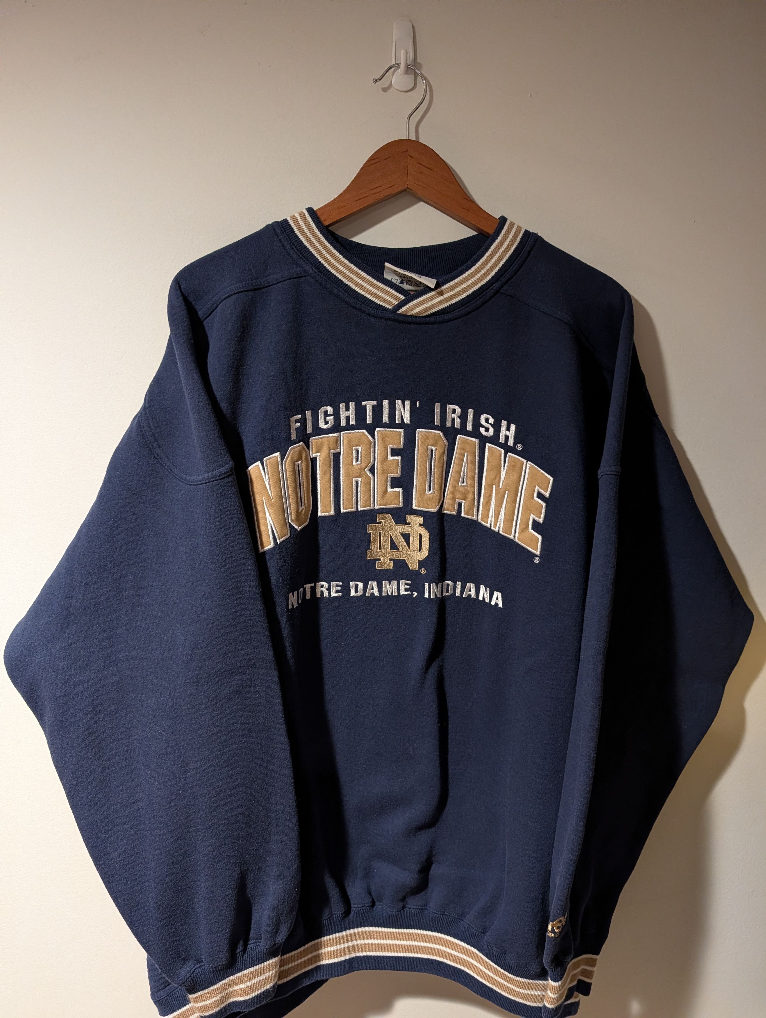 NCAA Vintage Lee Sport Notre Dame Fighting Irish Sweatshirt Size US XXL / EU 58 / 5 - 1 Thumbnail