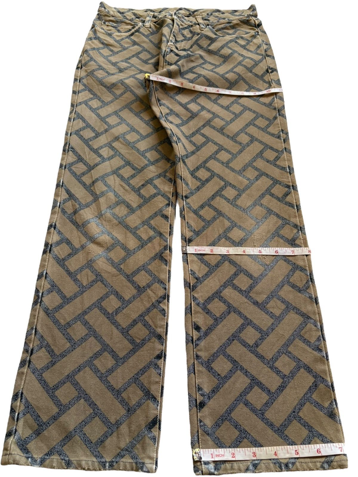 Designer × Issey Miyake × Japanese Brand Vintage Japanese Brand Brown Jeans Size US 29 - 14 Thumbnail
