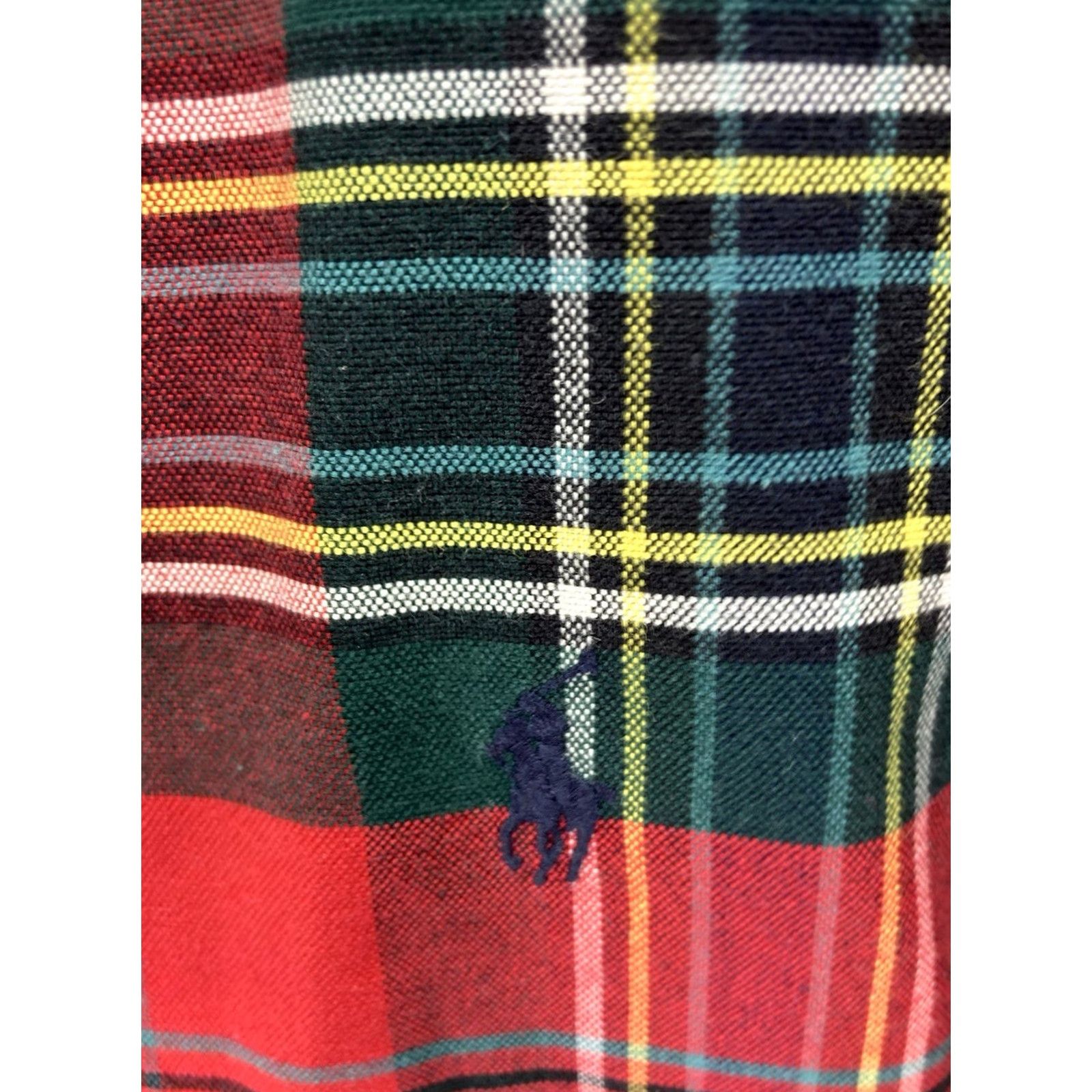 Ralph Lauren VINTAGE Ralph Lauren Shirt Men L Red Plaid Long Sleeve Button Cotton Mens Size US L / EU 52-54 / 3 - 4 Thumbnail