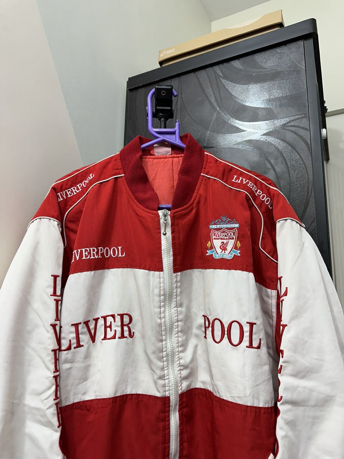 Other Crazy Liverpool Bomber Jacket 🏎️🏁 Size US L / EU 52-54 / 3 - 2 Thumbnail