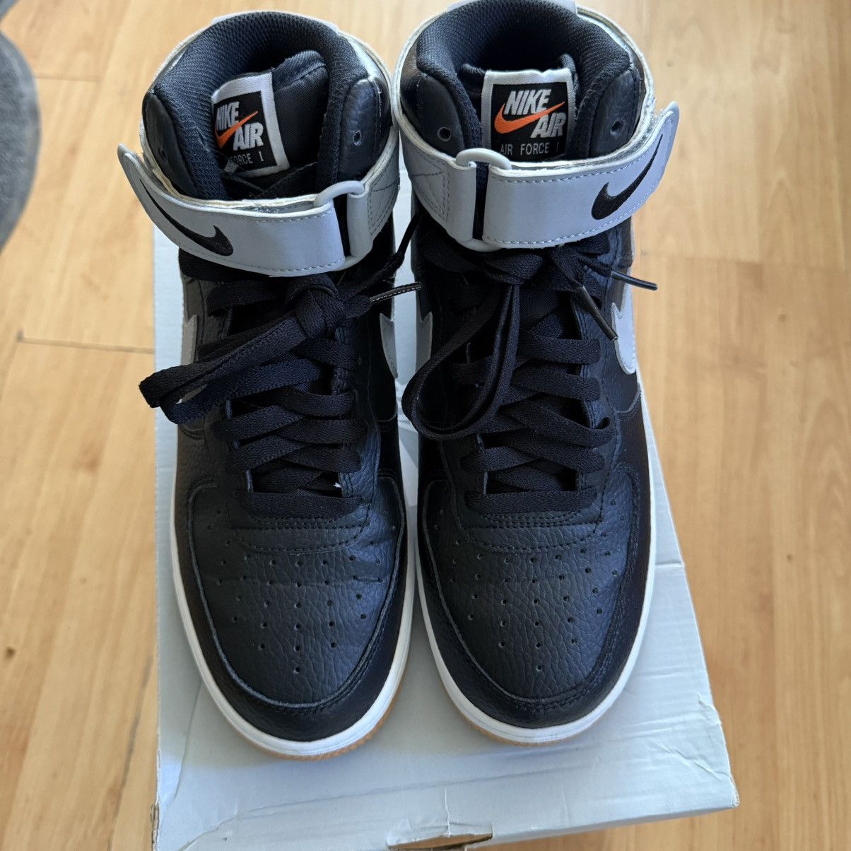 Nike 2019 Air Force 1 High '07 'Black Wolf Grey' Size US 7.5 / EU 40-41 - 4 Thumbnail