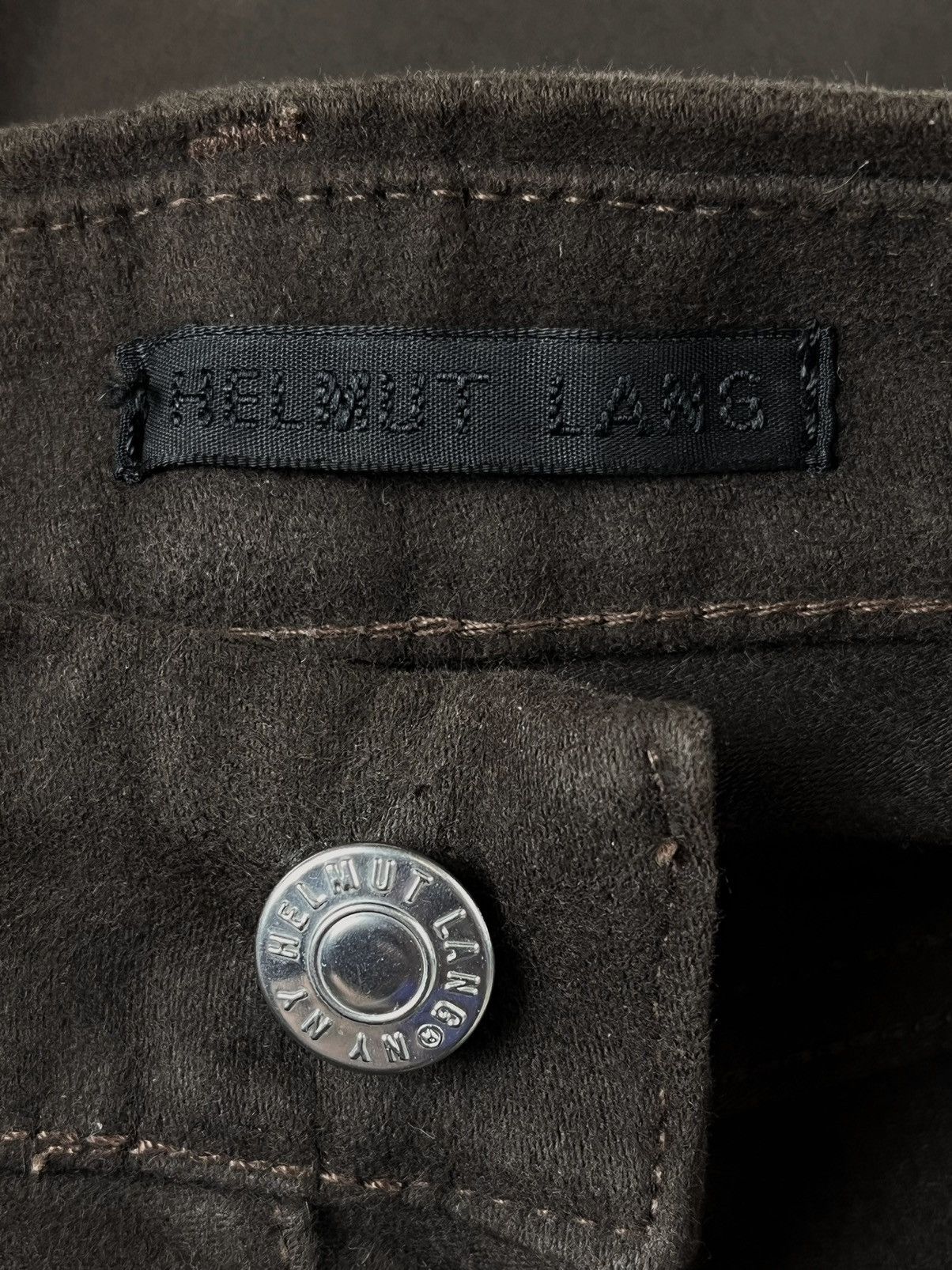 Helmut Lang AW00 Helmut Lang Chocolate Moleskin Bootcut 5 Pocket Pants Size US 32 / EU 48 - 6 Thumbnail