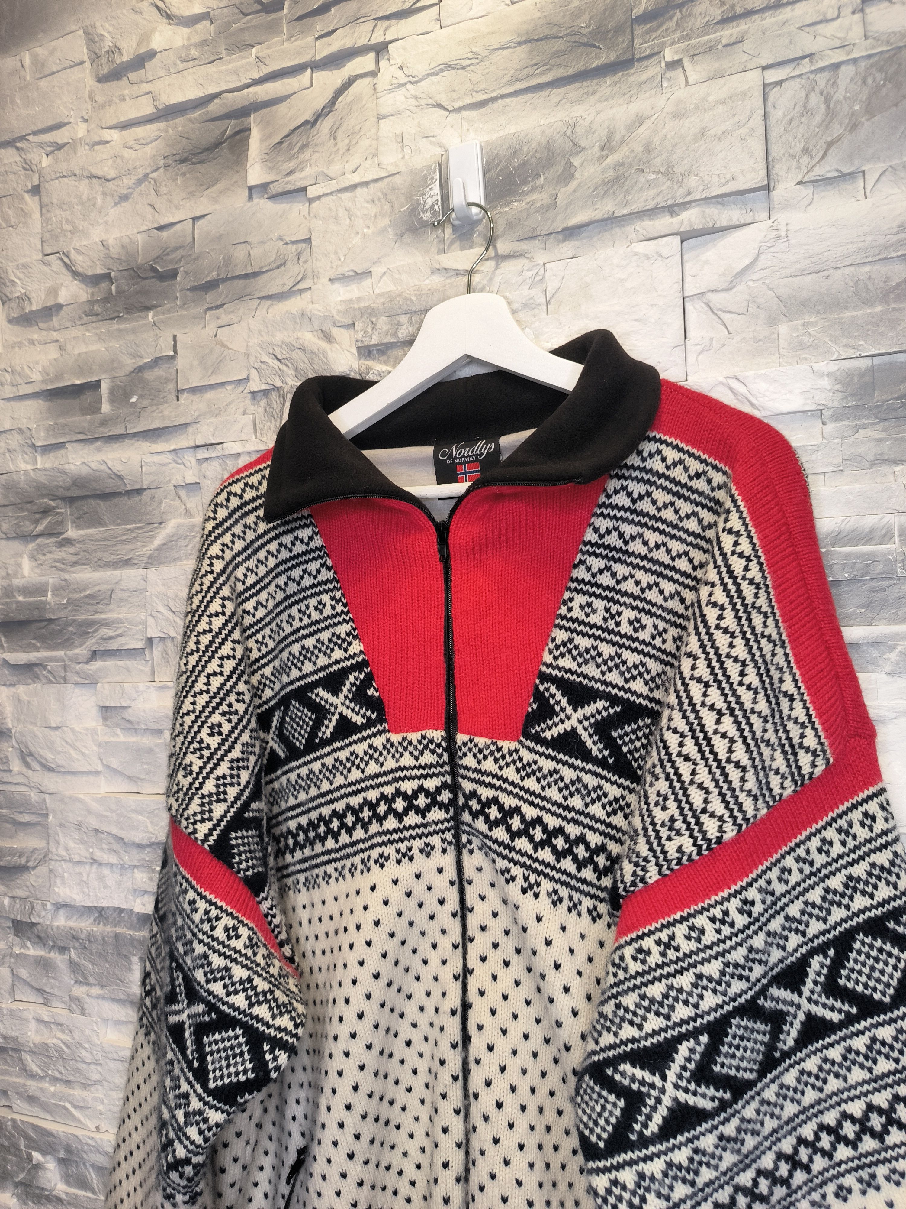 Dale Of Norway Nordlys of Norway Knitwear Wool Cardigan Zip Jacket Size US XXL / EU 58 / 5 - 2 Thumbnail