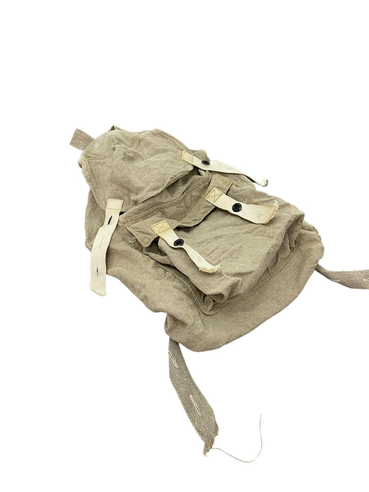Japanese Brand Full Linen Hemp Rucksack Backpack Custom Size ONE SIZE - 4 Thumbnail