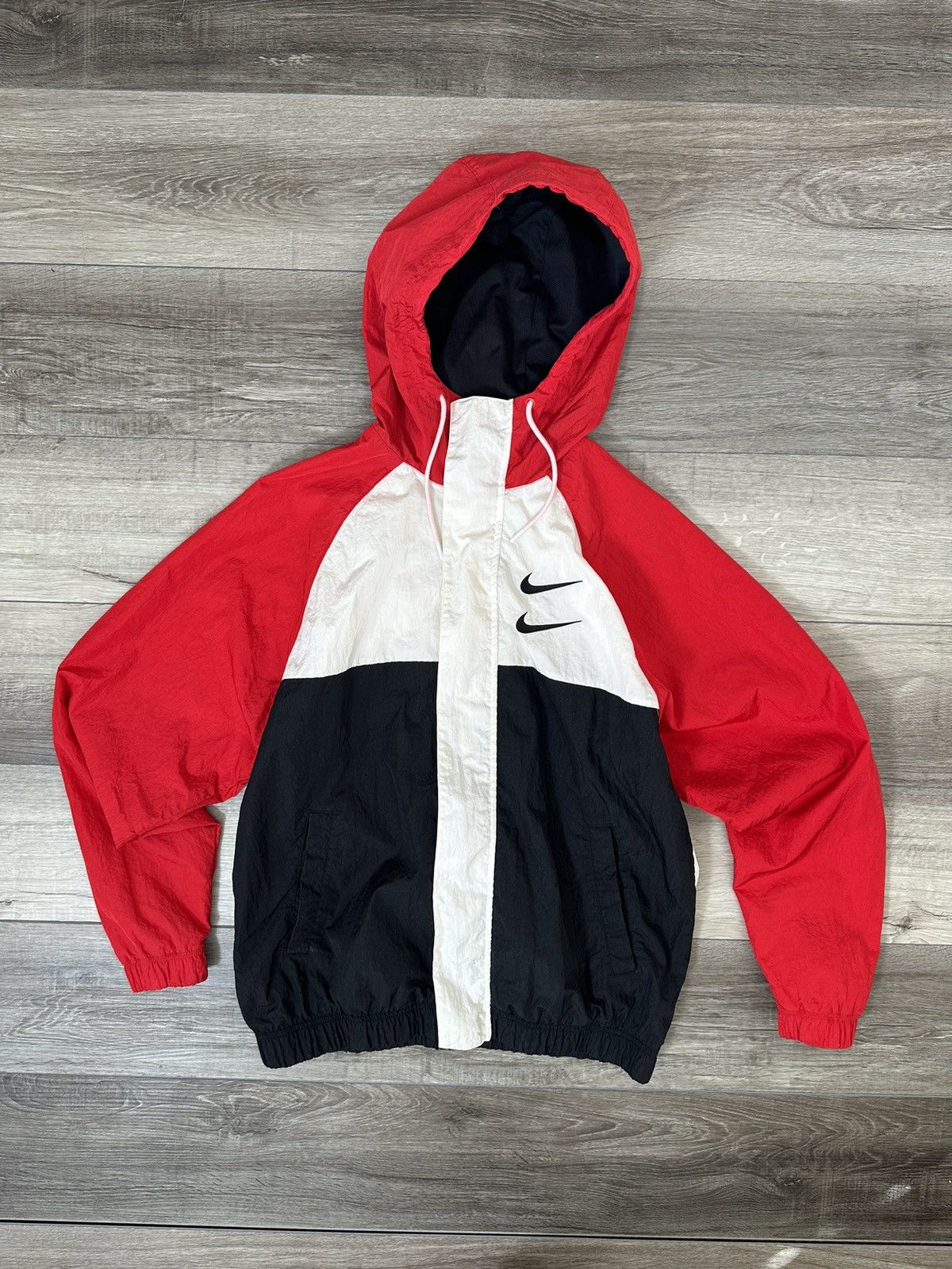 Nike Nike Light Puffy " Swoosh " Text Logo Jacket Sz. Medium M Size US M / EU 48-50 / 2 - 4 Thumbnail