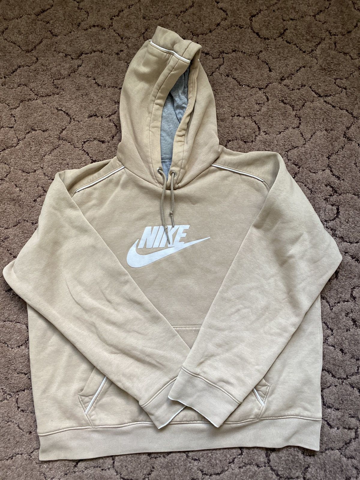 Nike × Vintage Vintage Rare 90s Nike Hoodie Big Logo Y2K USA Size US L / EU 52-54 / 3 - 1 Thumbnail