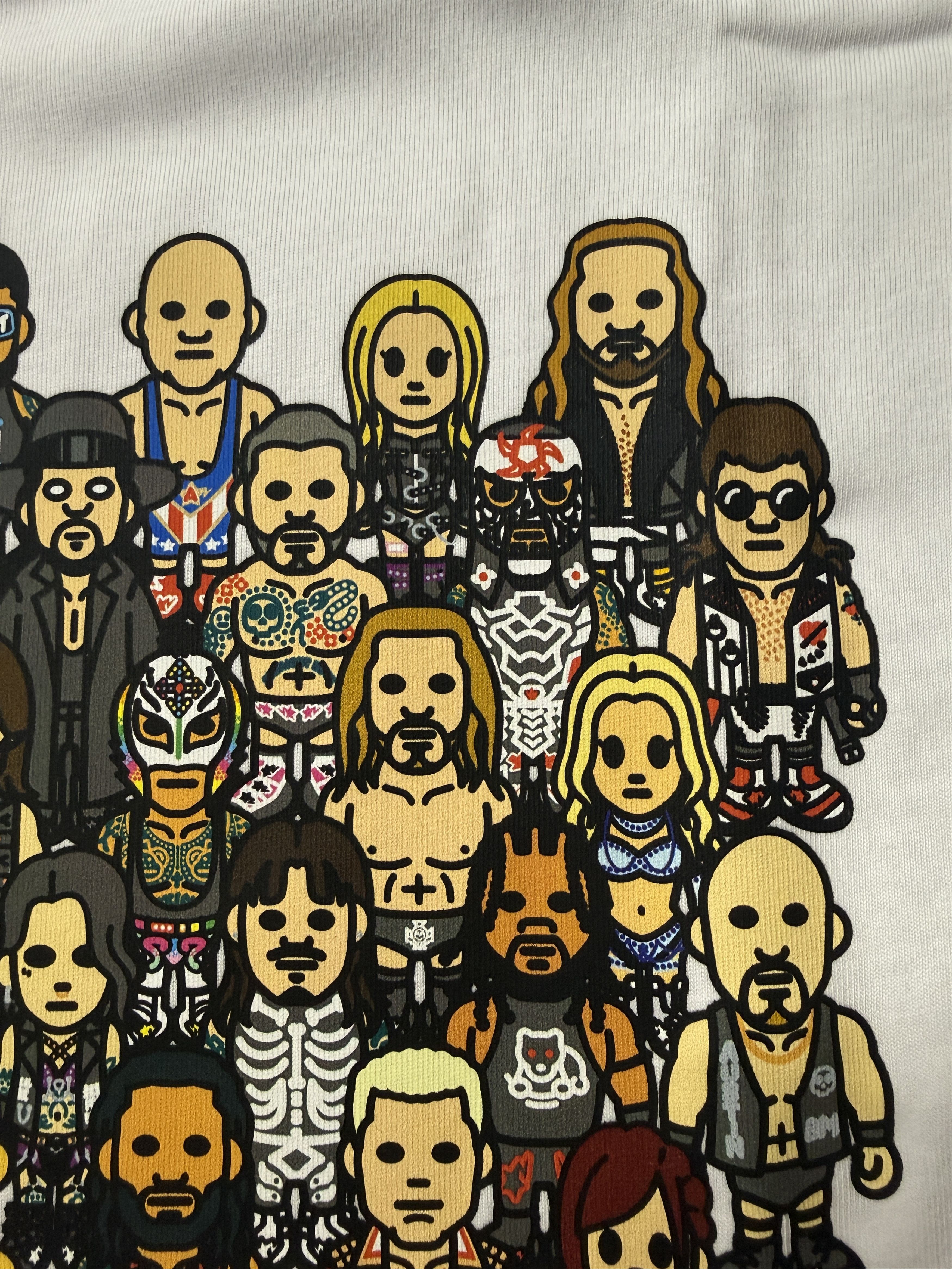 Bape BAPE X WWE WRESTLERS BABY MILO RELAXED FIT TEE Size US M / EU 48-50 / 2 - 5 Thumbnail
