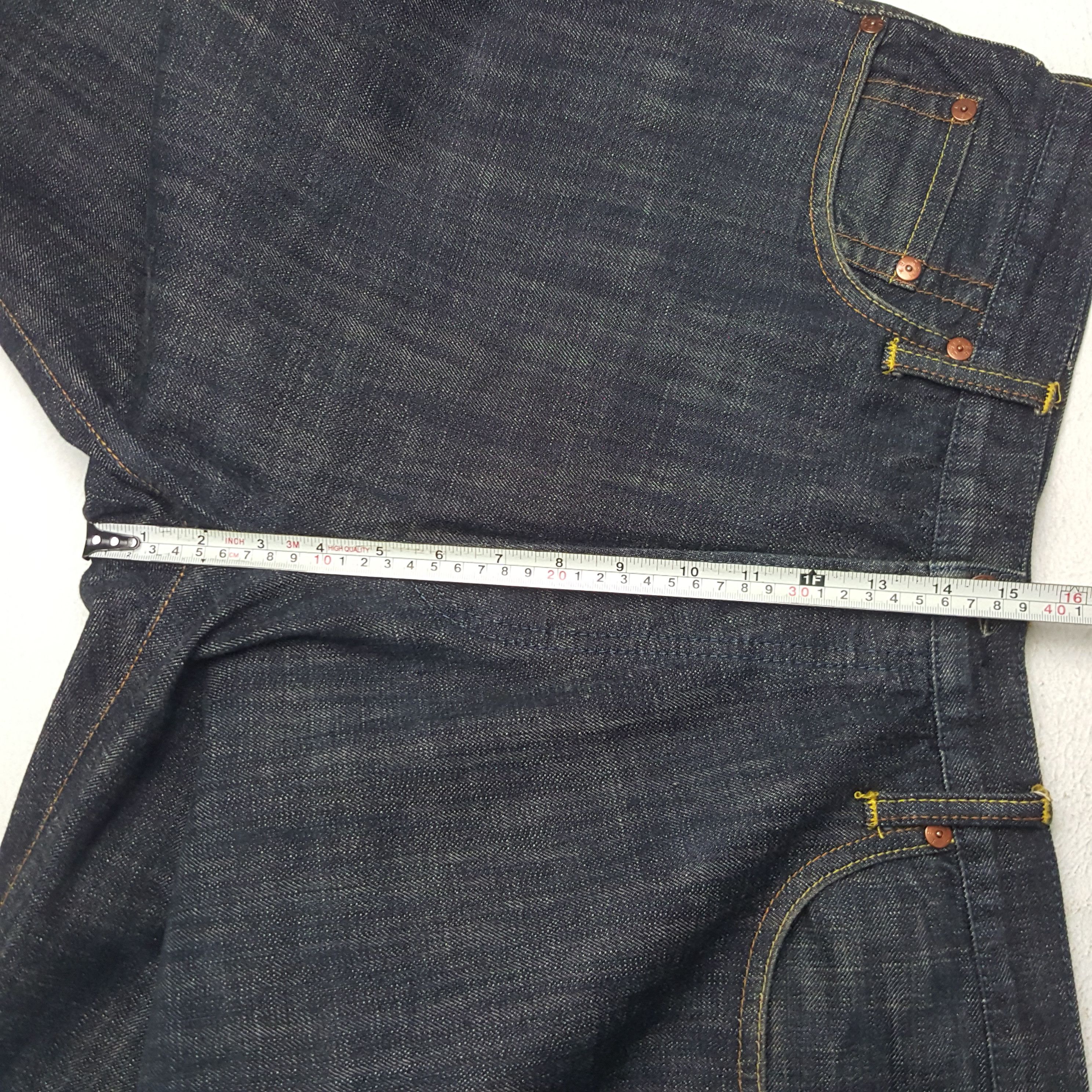 Evisu × Japanese Brand × Vintage Vintage Evisu Selvedge Japanese Daicock Art Denim Jeans Size US 35 - 10 Thumbnail