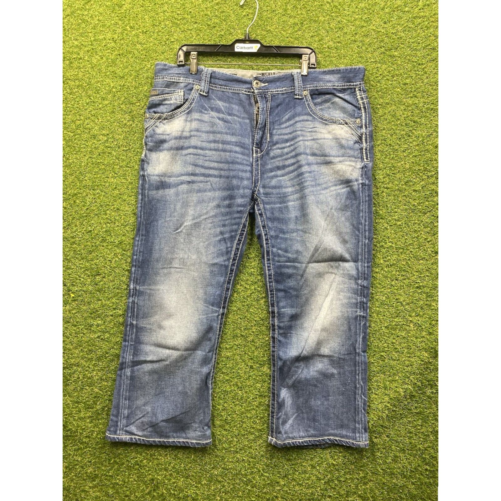 Buckle Black Buckle Black Label Jeans Mens 40x28 Bootcut Stretch Medium Wash Grunge Y2K Fade Size US 40 / EU 56 - 2 Thumbnail