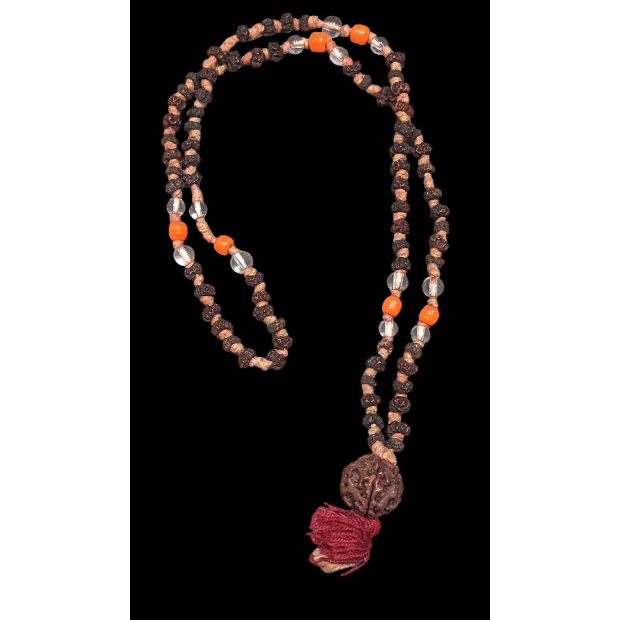 Other Bohemian Hippie Natural Dried Seed Beaded Necklace With Glas Size ONE SIZE - 1 Thumbnail