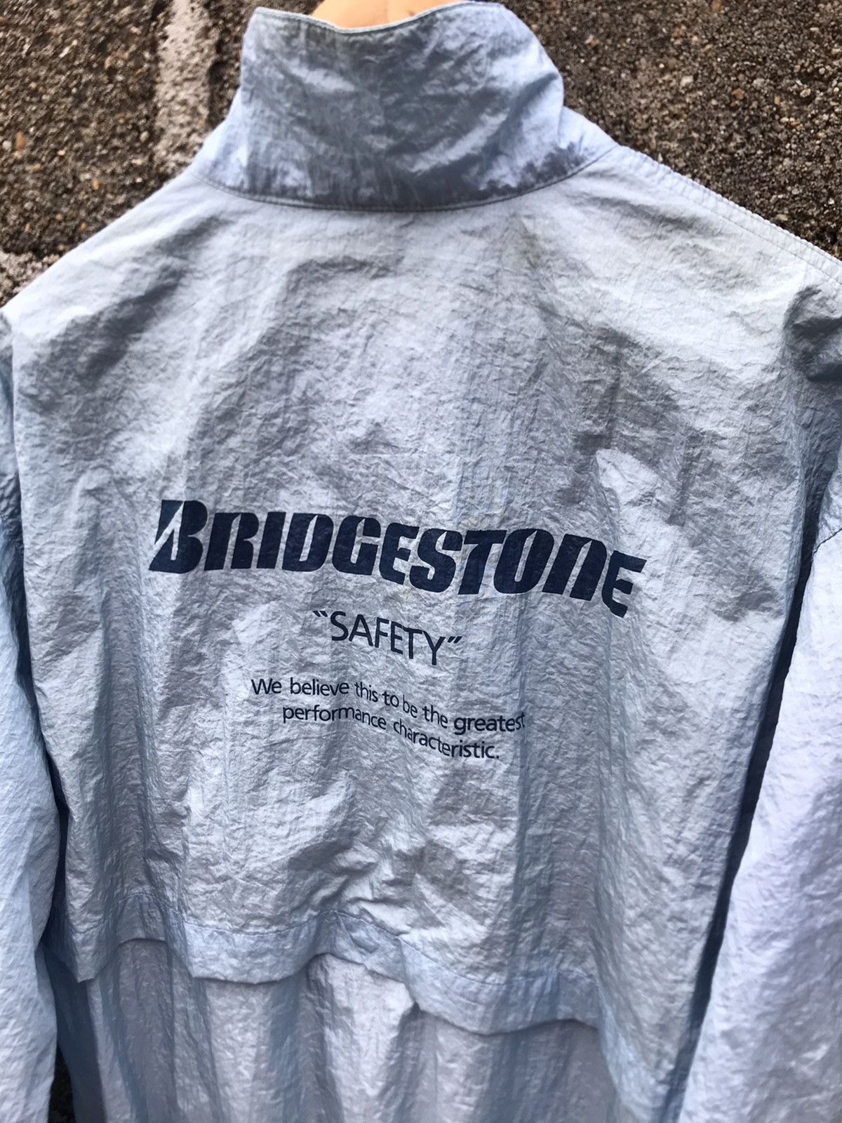Japanese Brand × Sports Specialties ⚡️Vintage Bridgestone 60 Anniversary Nylon Bomber Jacket Size US L / EU 52-54 / 3 - 15 Thumbnail