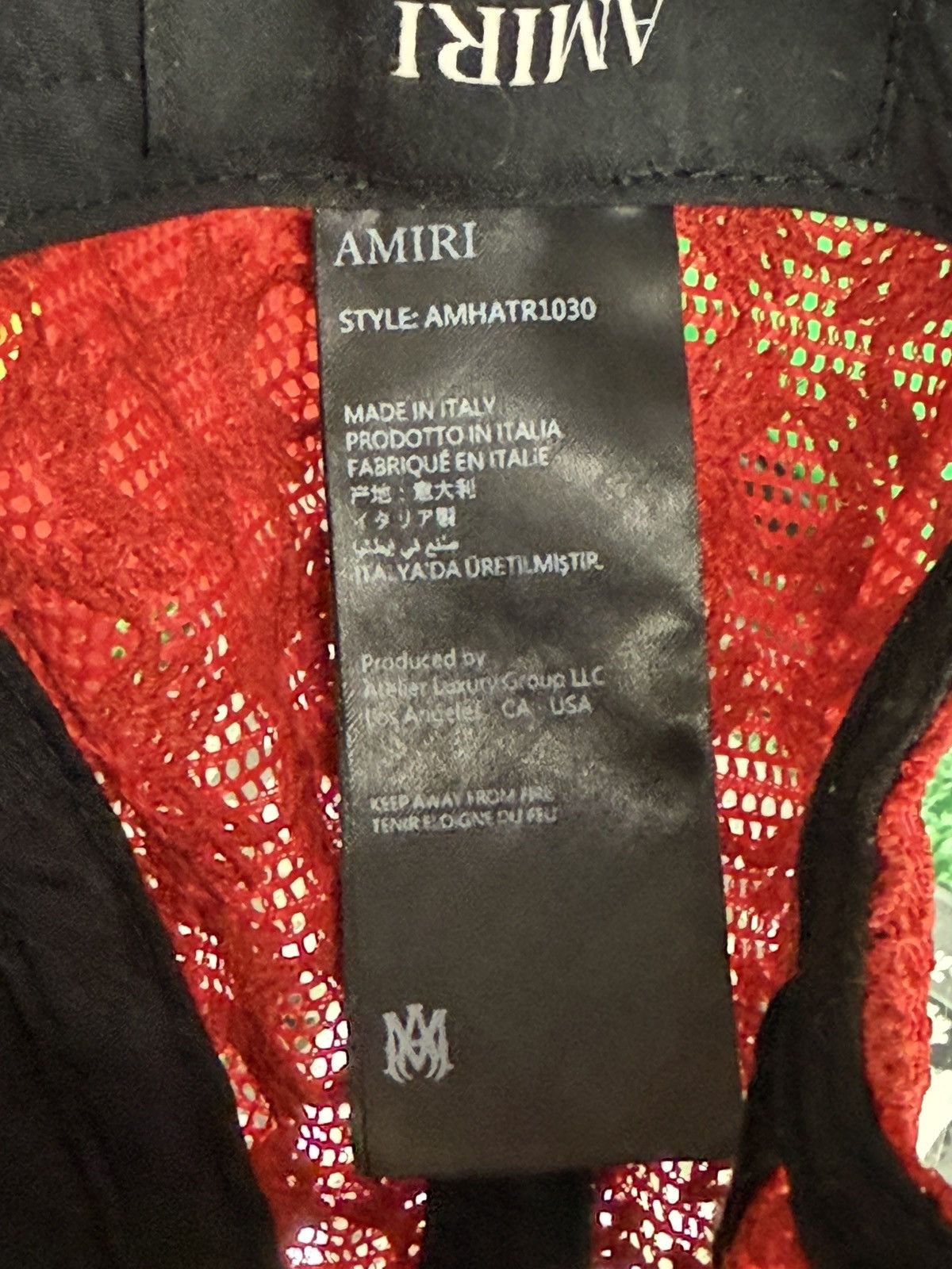 Amiri Amiri Trucker Hat Size ONE SIZE - 7 Thumbnail