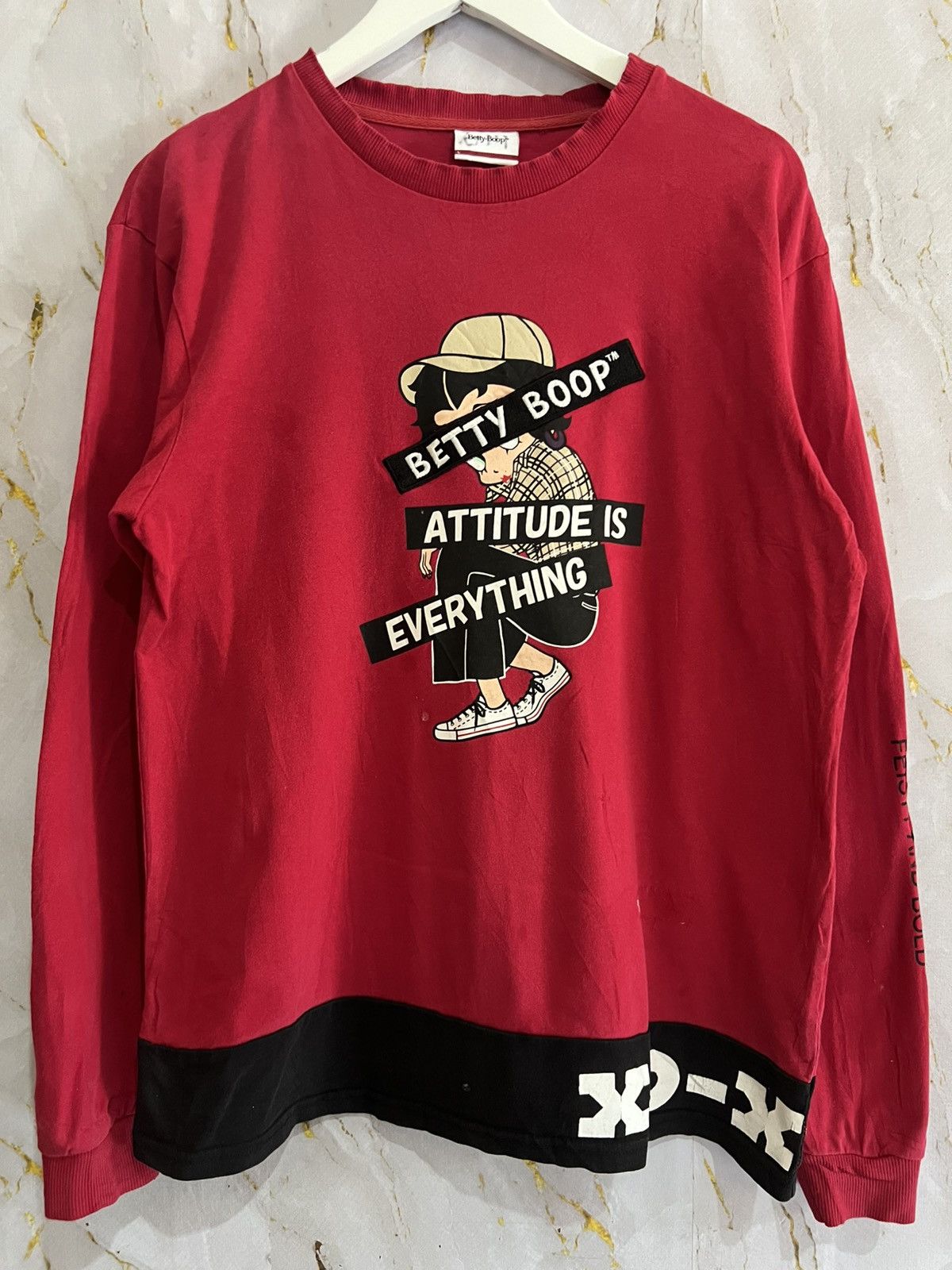 Cartoon Network BETTY BOOP LONG SLEEVE SHIRT Size L / US 10 / IT 46 - 1 Thumbnail