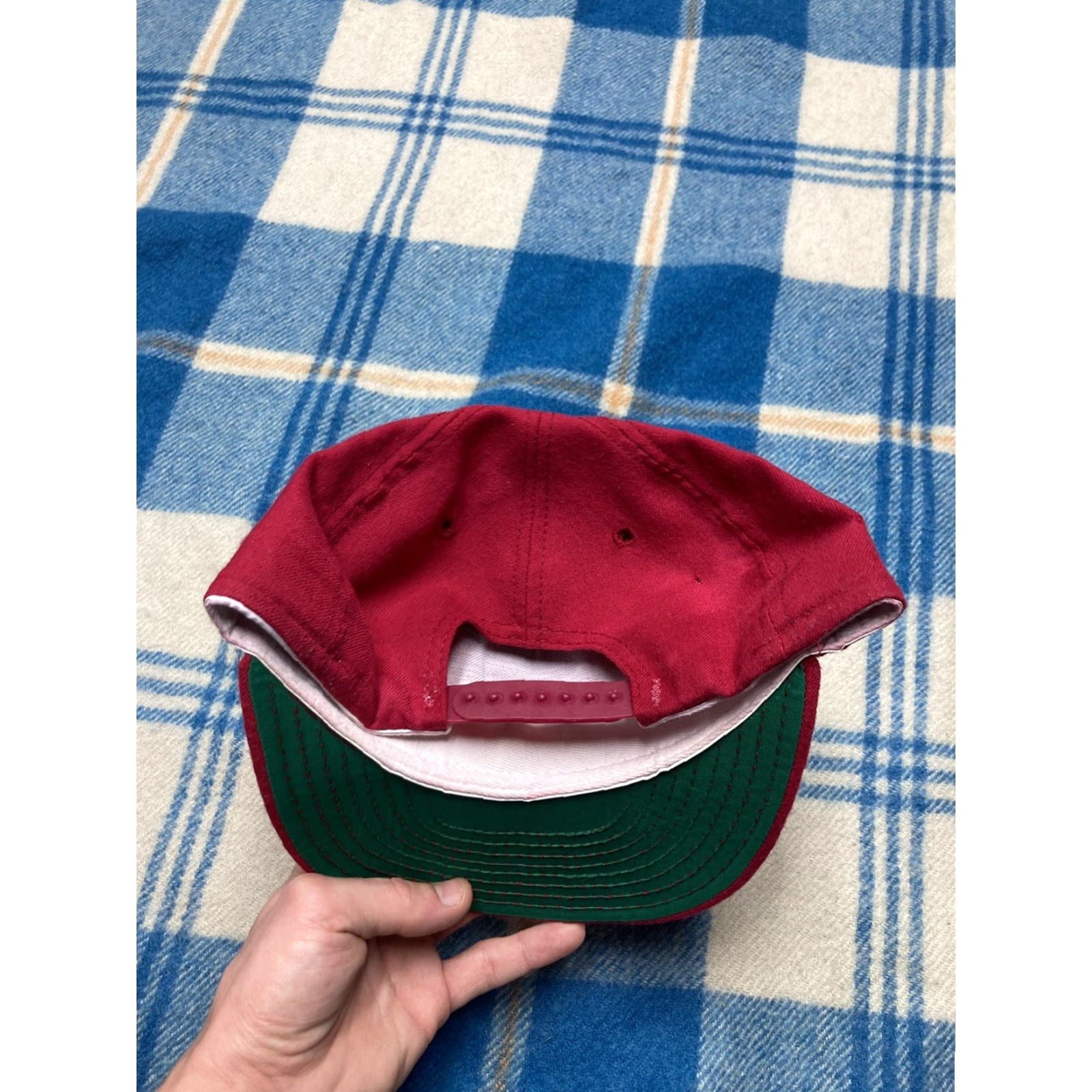 Spell VINTAGE Phoenix Cardinals SnapBack Hat Pro Baseball Cap Wool Spell Out Embroider / Mens / Adjustable / Red / Wool / Baseball Cap Size ONE SIZE - 4 Thumbnail