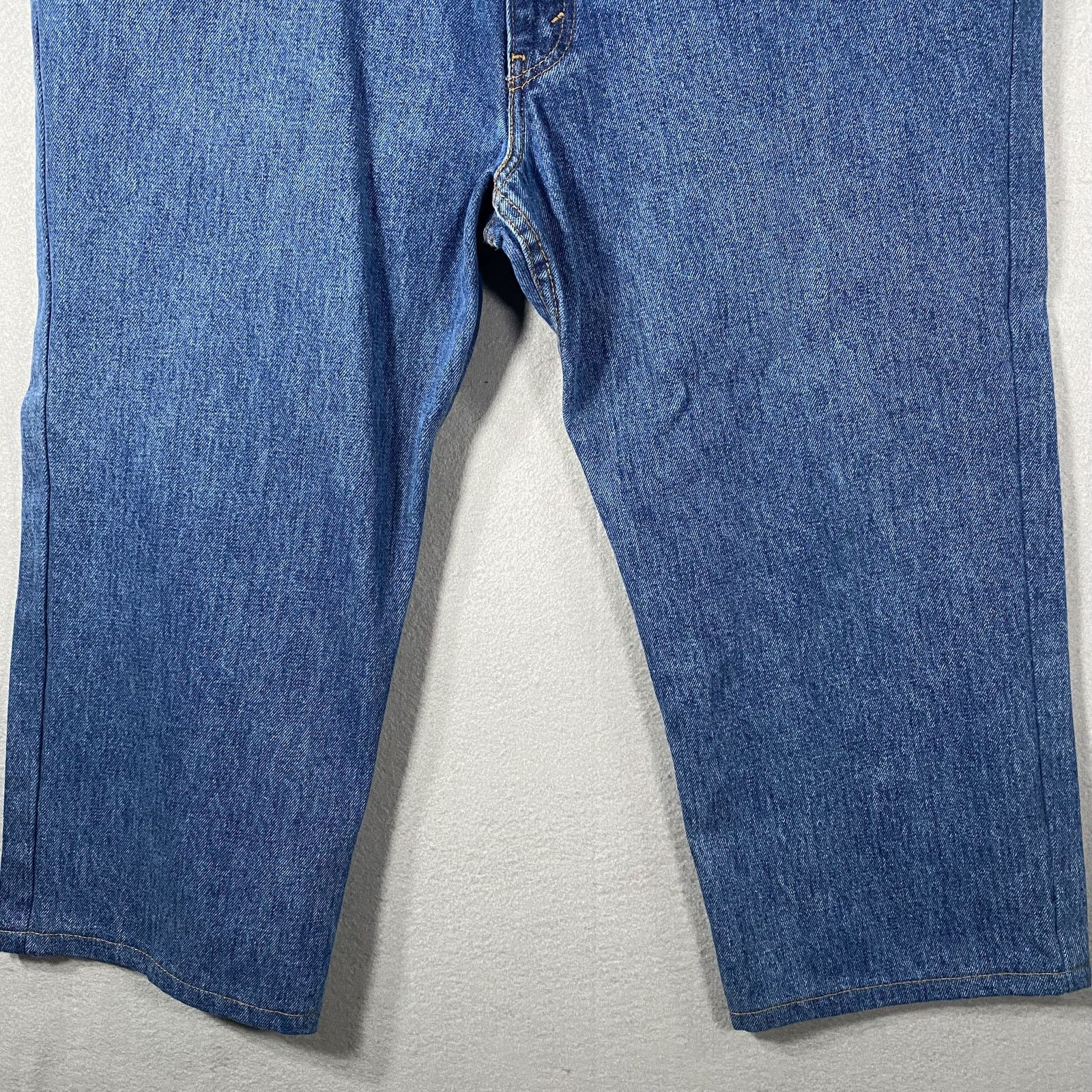 Levi's Levis 550 Denim Blue Jeans Straight Leg Pants Mens W42 x L30 Size US 42 / EU 58 - 3 Thumbnail