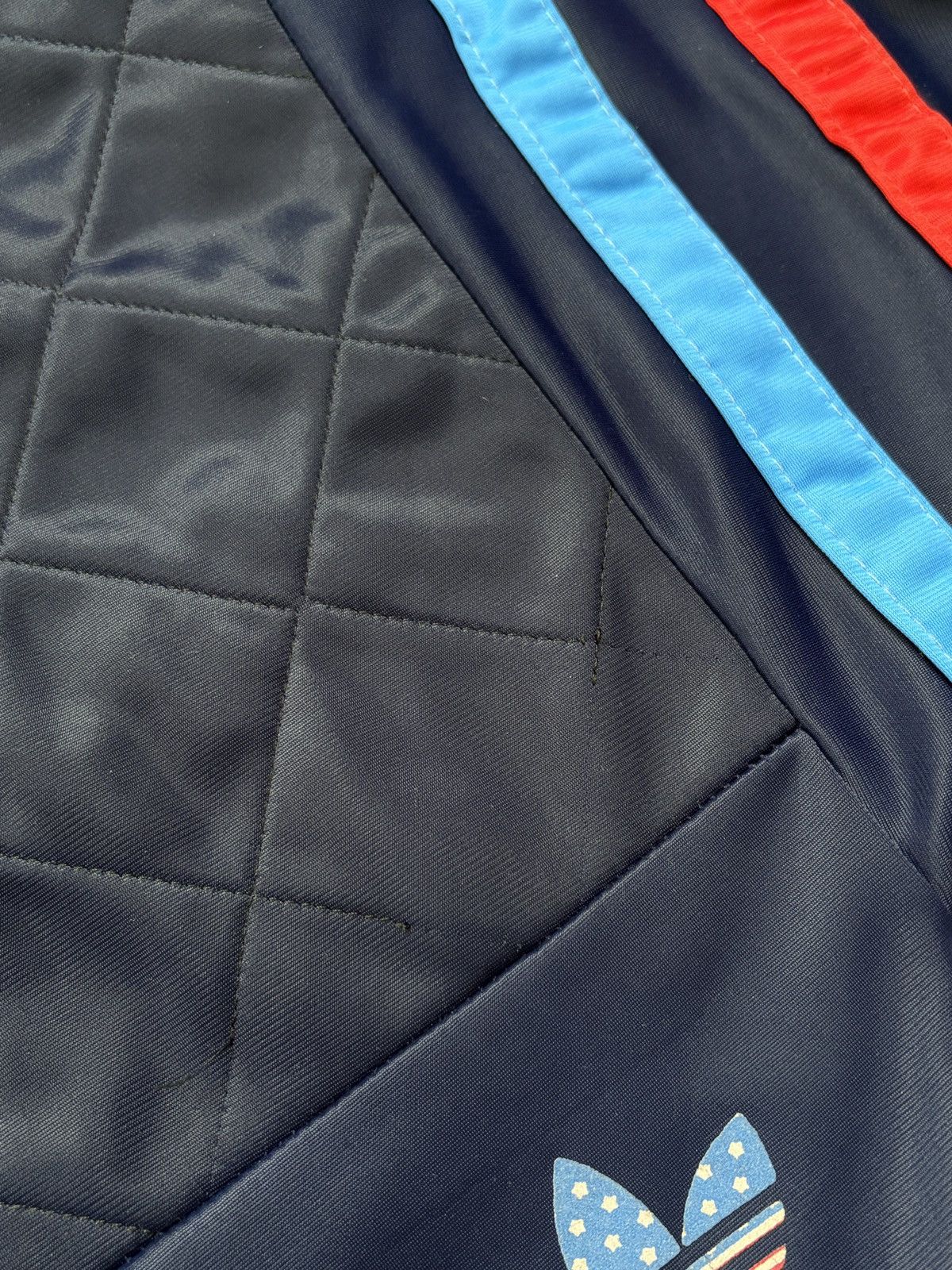 Adidas Vintage 80s Adidas Ventex Trefoil USA Olympic Track Jacket L Size US L / EU 52-54 / 3 - 11 Thumbnail
