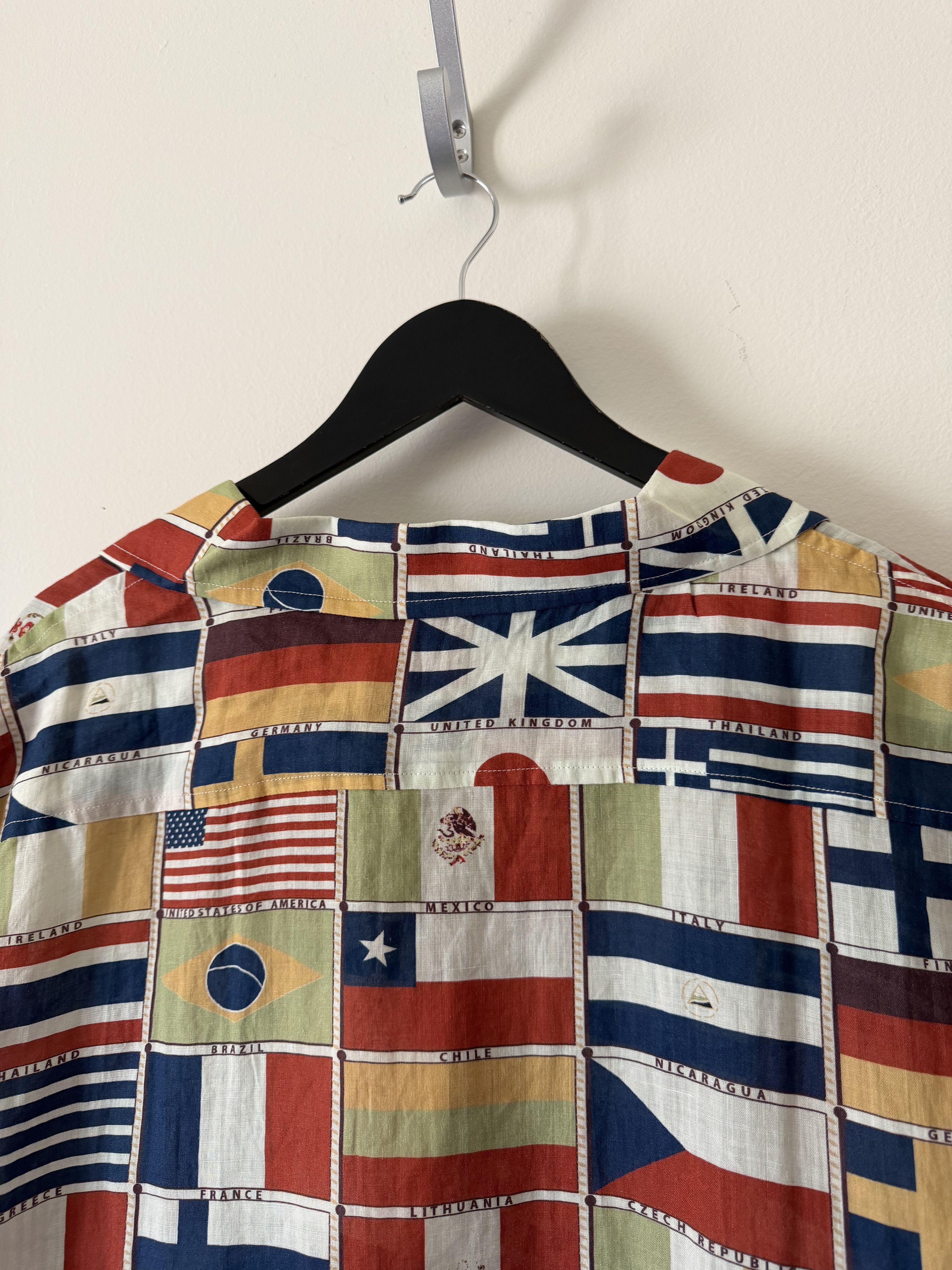 Bode Bode International Flag Button Up Shirt Size US XL / EU 56 / 4 - 6 Thumbnail