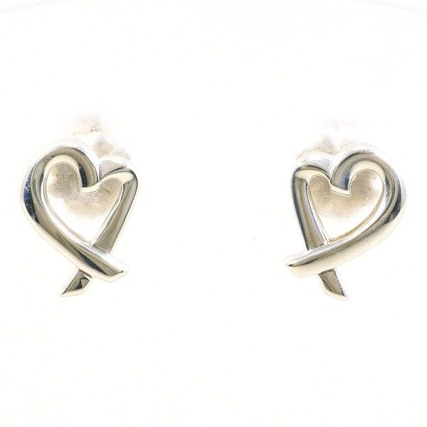 Tiffany & Co. Tiffany Loving Heart 925 Silver Earrings Precious Metal Earrings DUTY FREE for USA