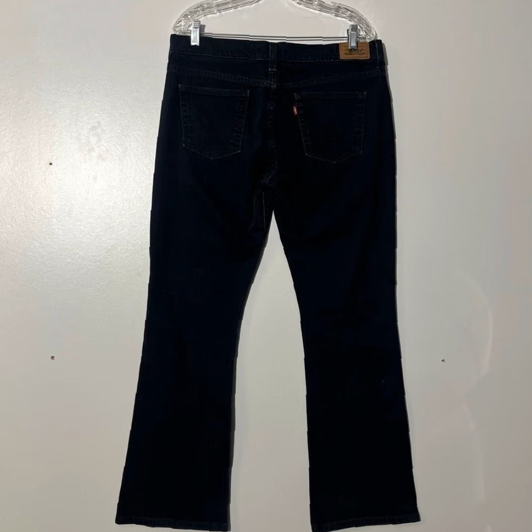 Levi's Levi's 515 Bootcut Slim Fit Denim Jeans Black Women's 12 Regular 5-Pocket Tapered Size 34" / US 12 / IT 48 - 4 Thumbnail