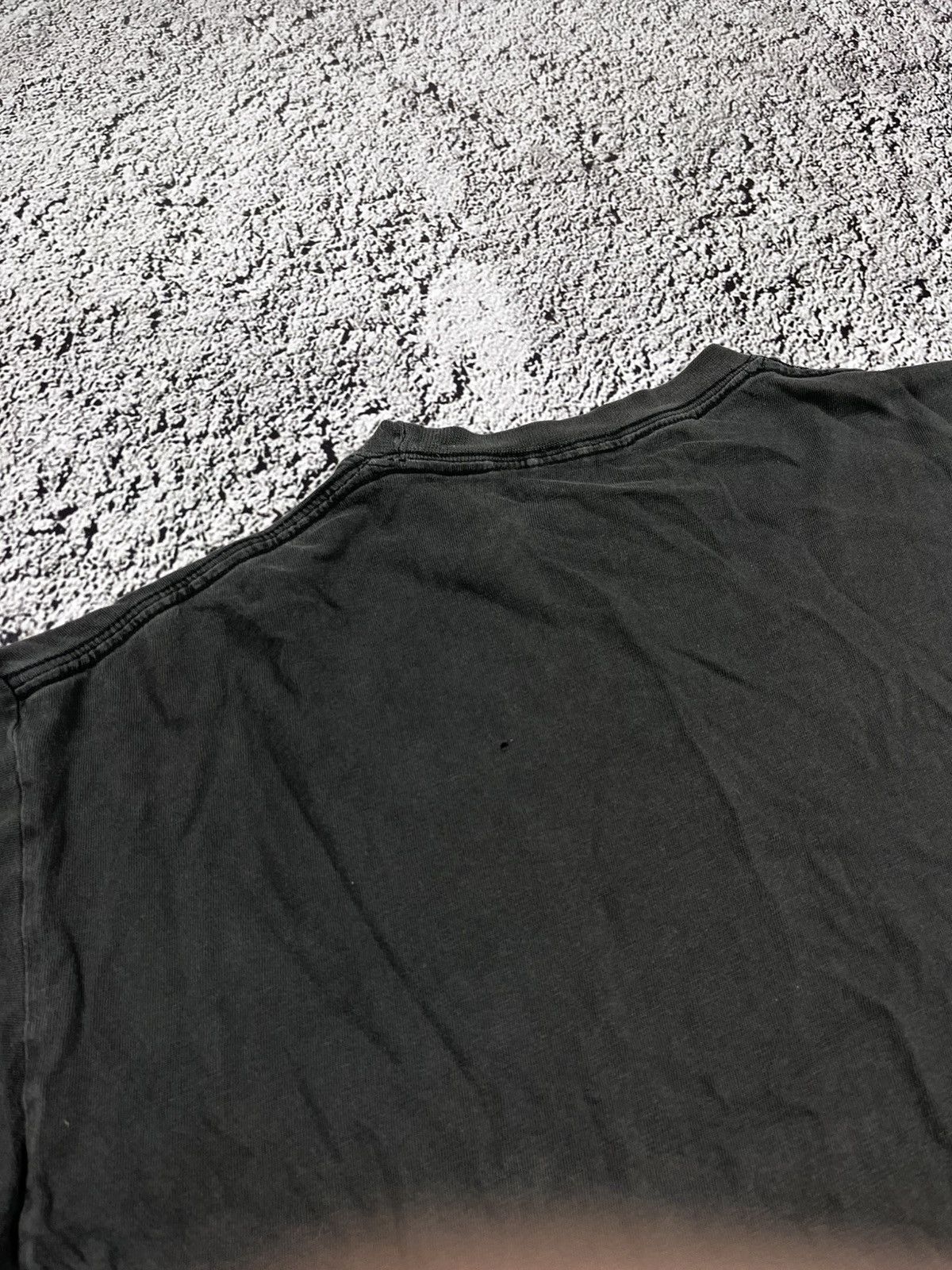 Band Tees Vintage Y2K Humor «What am I doing here» big logo faded tee Size US M / EU 48-50 / 2 - 15 Thumbnail