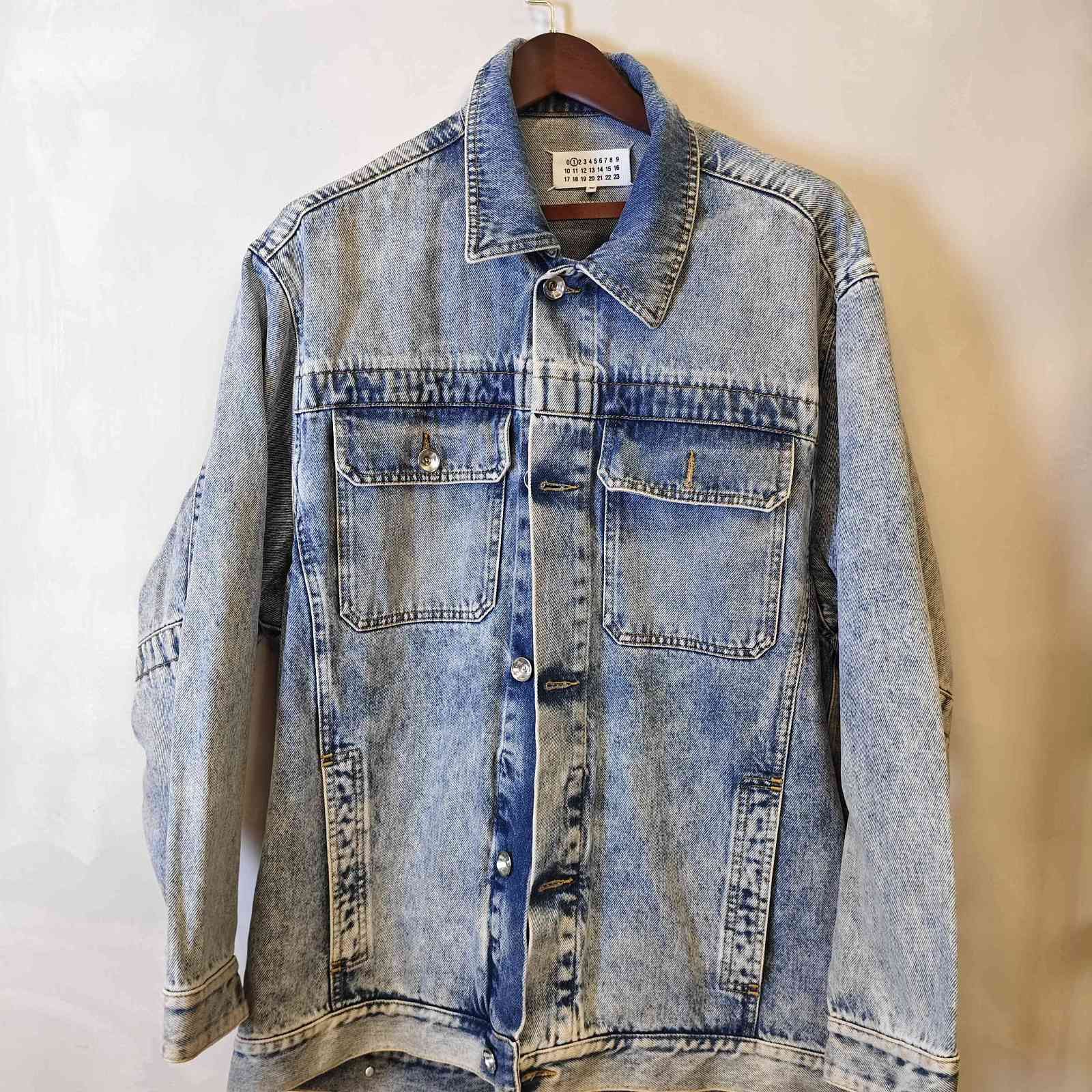 Maison Margiela Maison Margiela Acid Wash Denim Jacket Size XS Size XS / US 0-2 / IT 36-38 - 1 Thumbnail