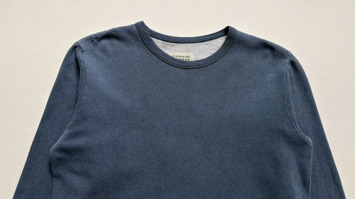 Maison Margiela Early 2000s Miss Deanna Blue Cotton Sweatshirt Size US XL / EU 56 / 4 - 2 Thumbnail