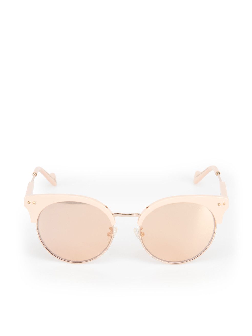 Moncler Pink Mirrored Round Sunglasses Moncler Round Womens  display picture 2