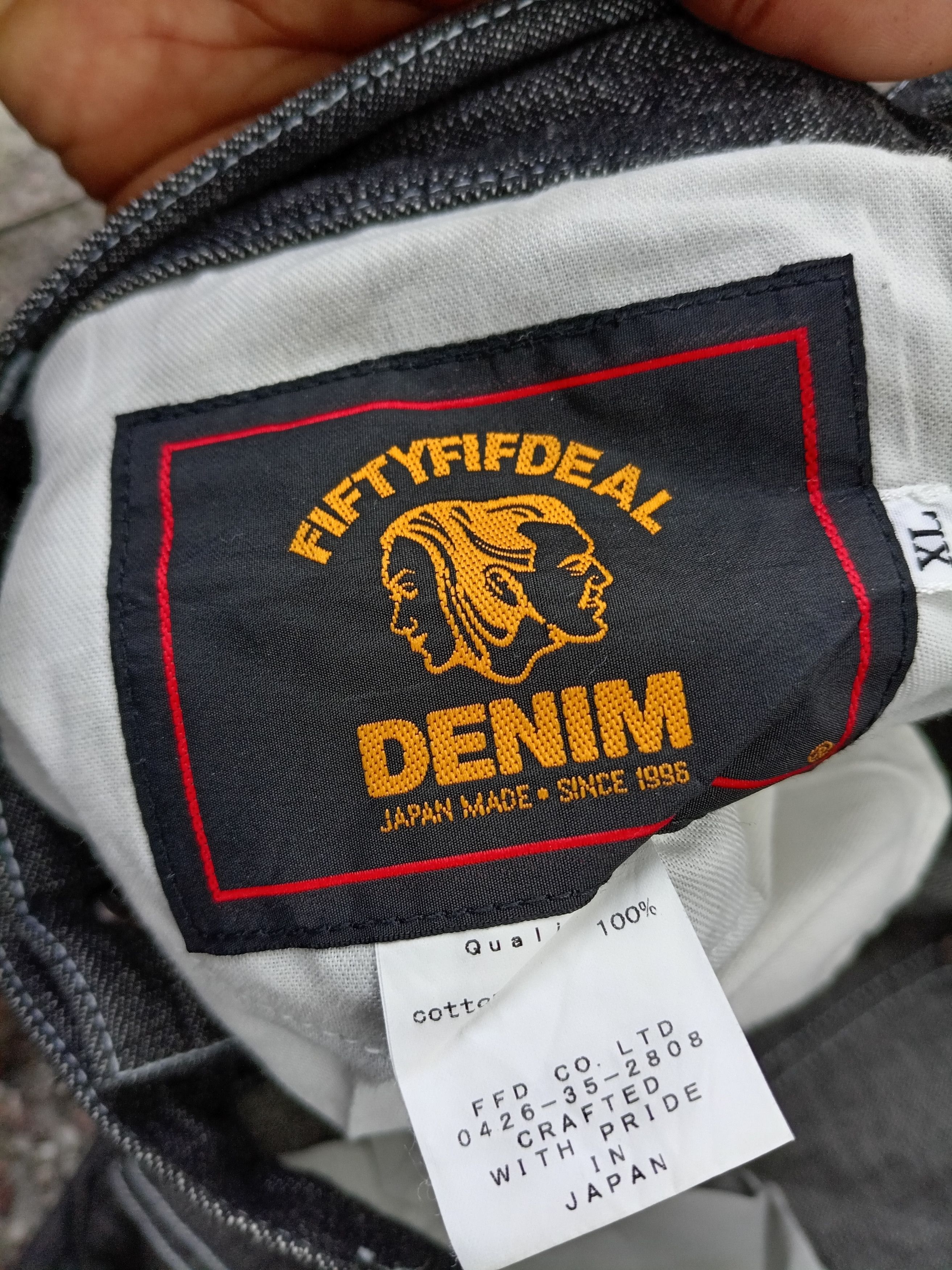 If Six Was Nine × JNCO × Japanese Brand Fiftyfifdeal denim jnco baggy style jeans size 34 Size US 34 / EU 50 - 5 Thumbnail
