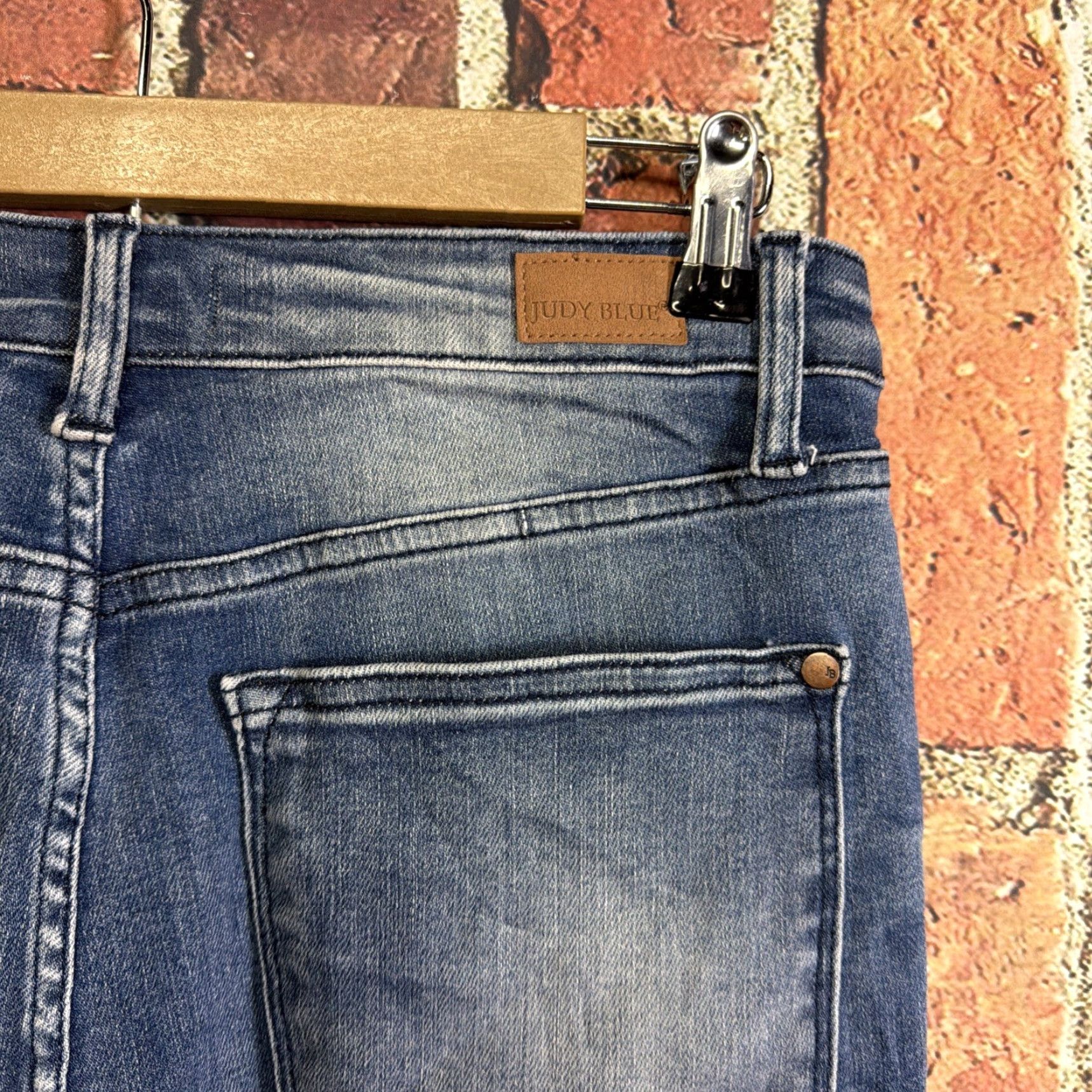 Denime Judy Blue Jeans Women Slim Skinny Fit Blue Denim 26/30 Waist 26 Inseam 26 Medium Wash 5-Pocket Distressed Regular Size Type Regular Adult Womens Size 30" / US 8 / IT 44 - 4 Thumbnail