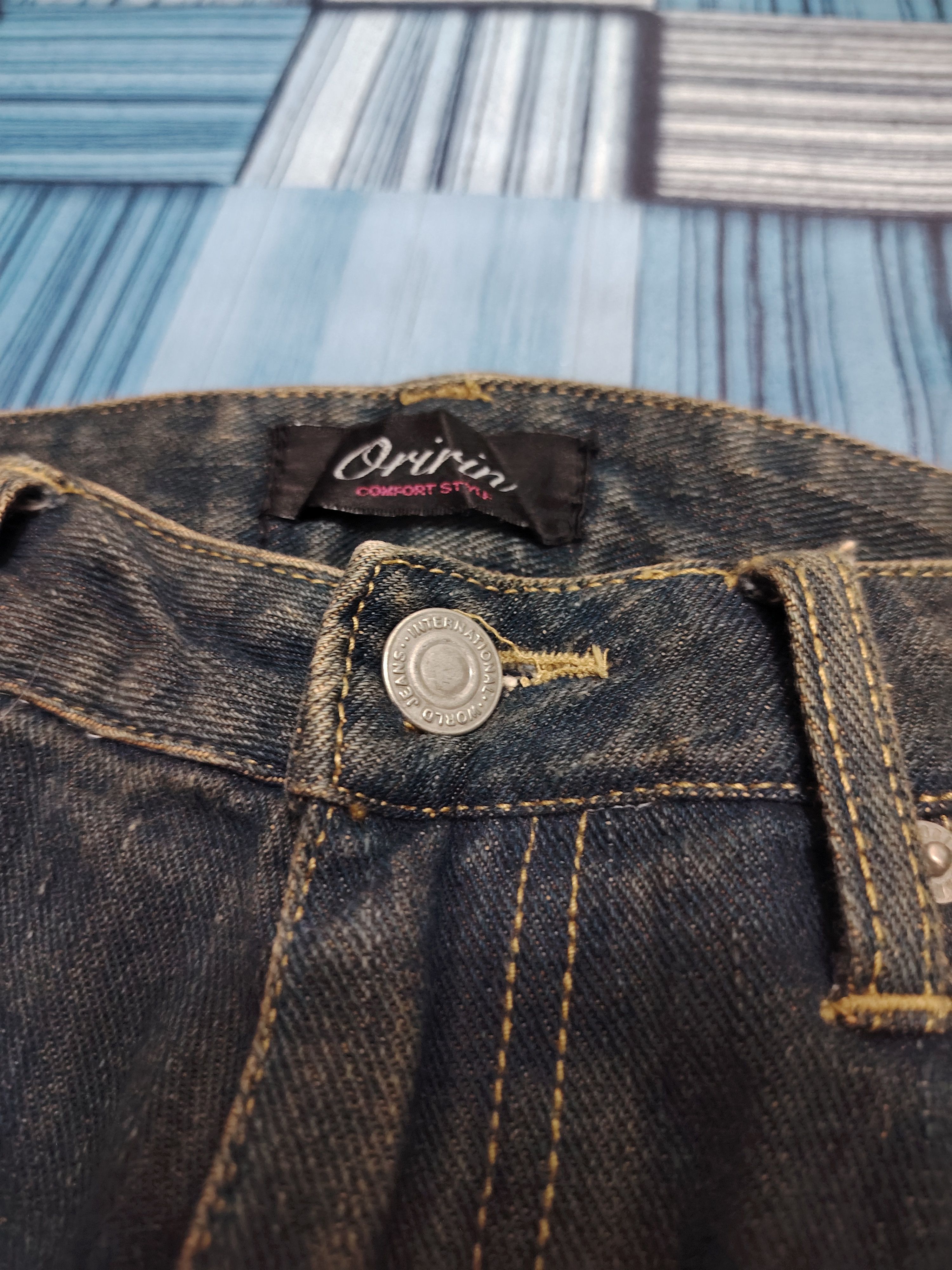 Le Grande Bleu (L.G.B.) 💥Rare design💥 Oririn Japan Bootcut Flared Jeans Size 26" / US 2 / IT 38 - 8 Thumbnail