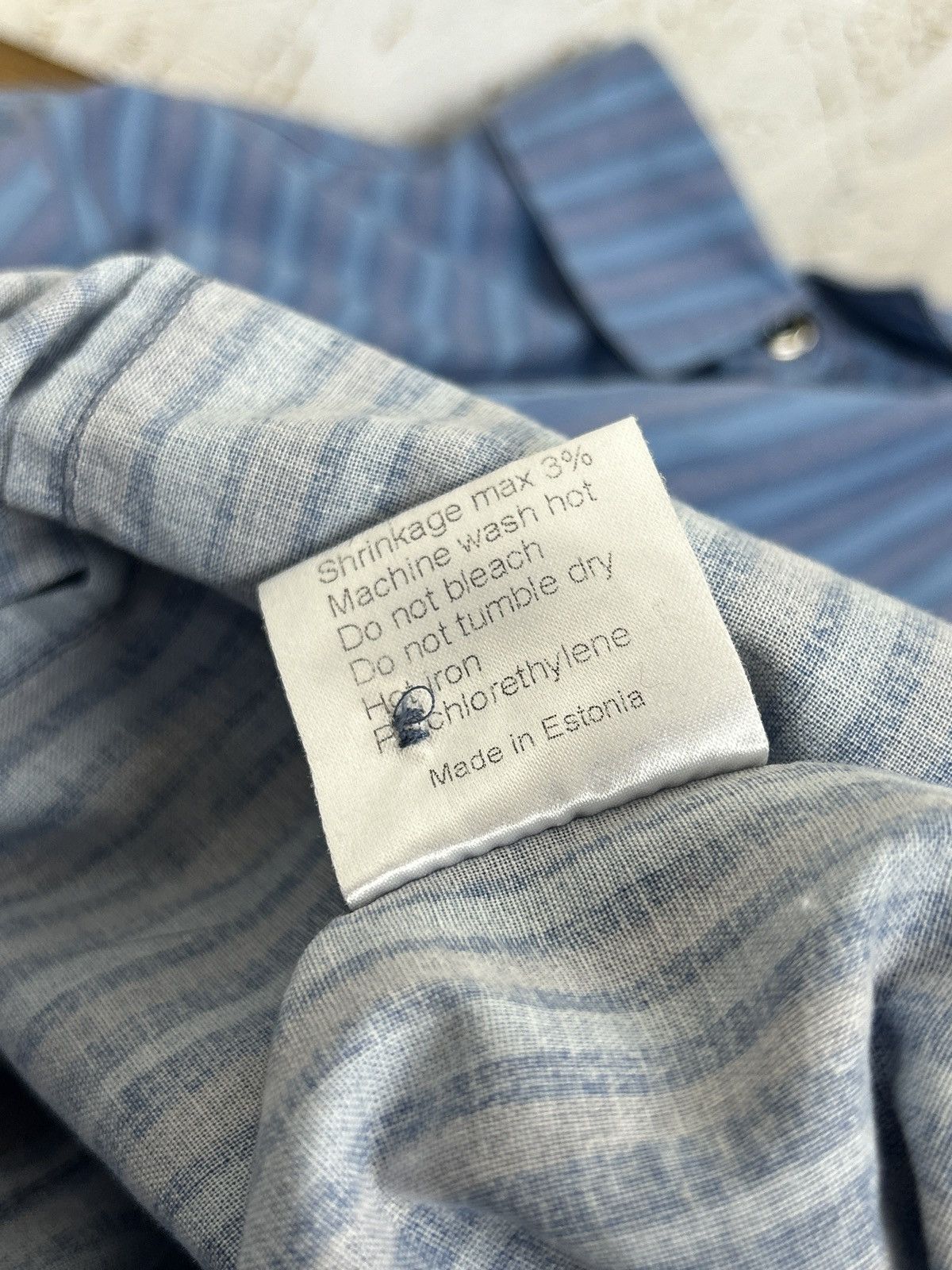 Marimekko Vintage Marimekko Piirainen Jokapoika Metal Striped Shirt M Size M / US 6-8 / IT 42-44 - 8 Thumbnail
