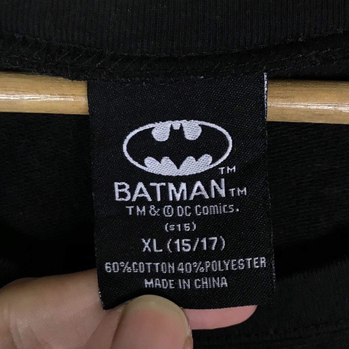 DC Comics Vintage DC Comic Batman Pullover Jumper Sweatshirt Size US XL / EU 56 / 4 - 5 Thumbnail