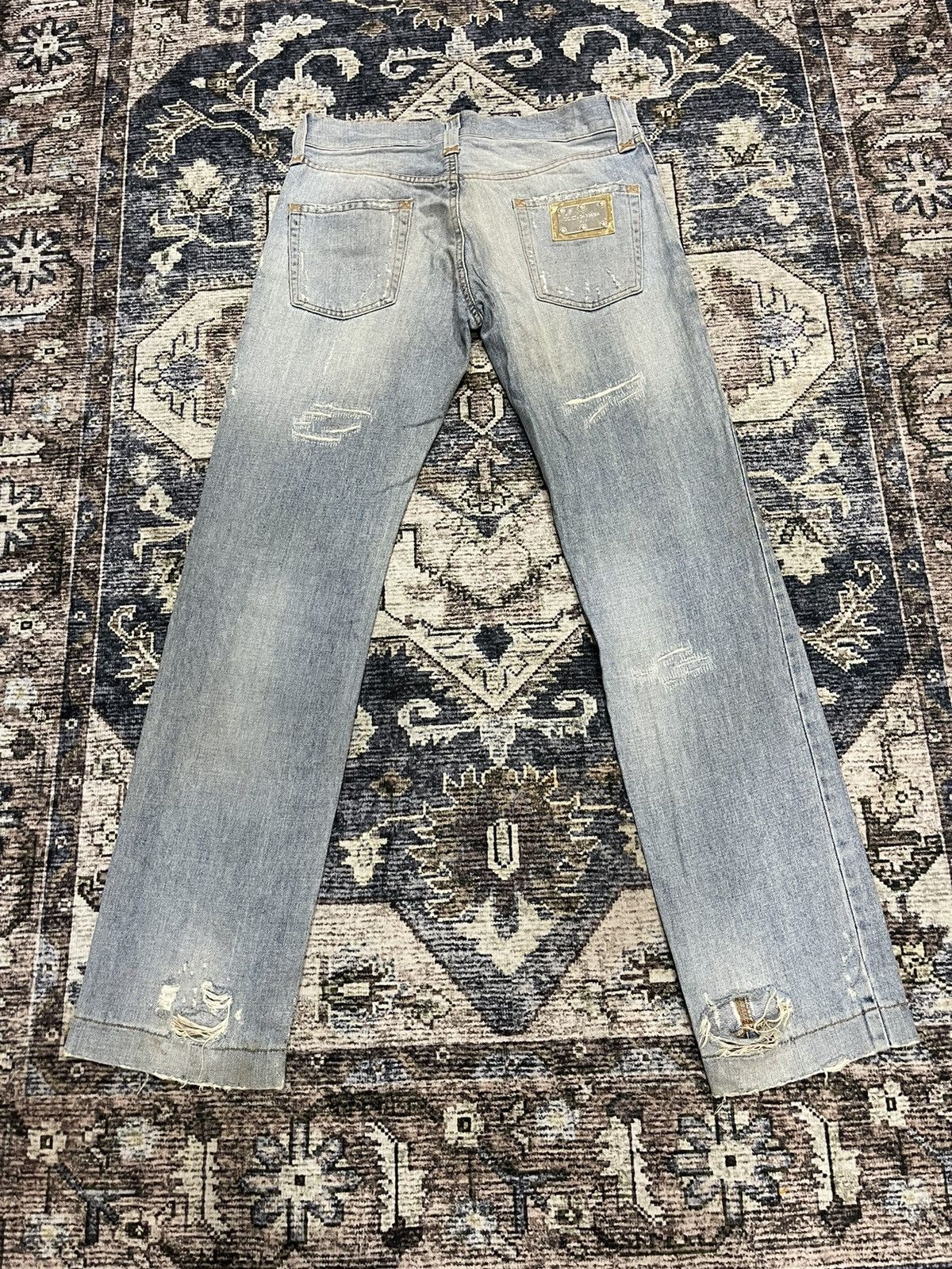 Dolce & Gabbana Vintage Dolce & Gabbana D&G Luxury Designer Metal Logo Denim Size US 34 / EU 50 - 2 Thumbnail