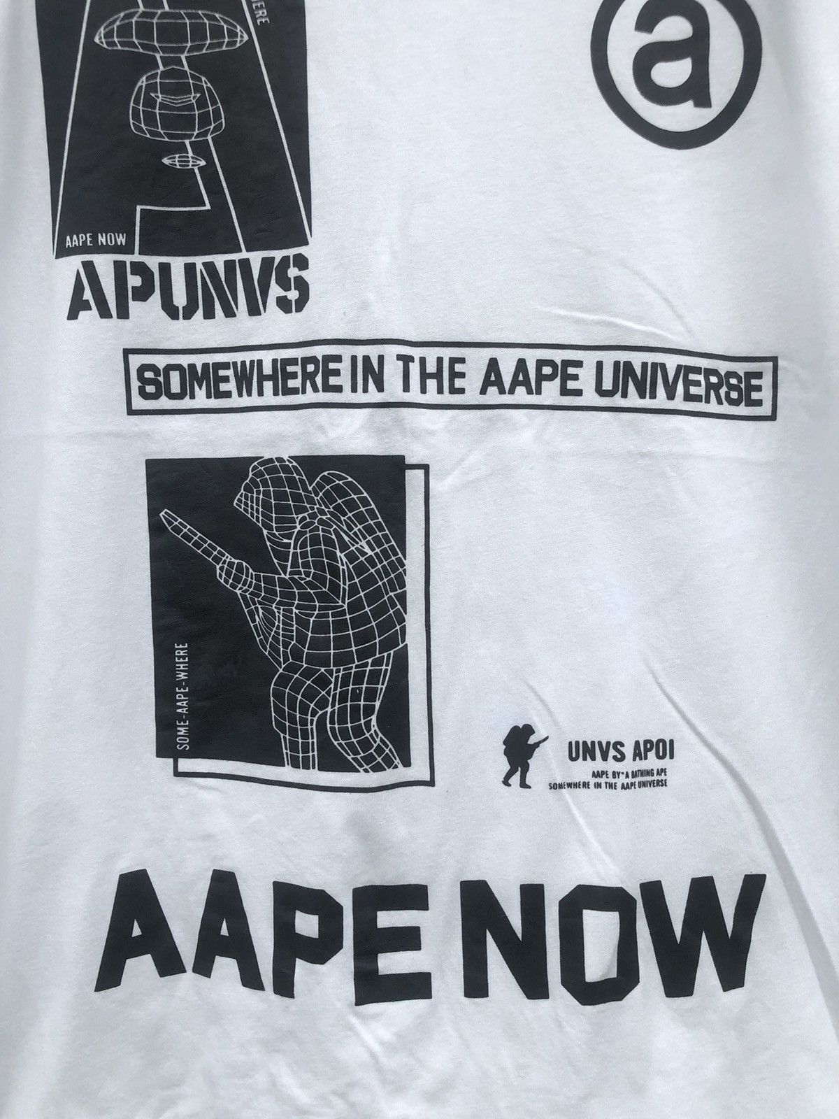 Japanese Brand Vintage Y2K Aape By Bathing Ape Tee Size US M / EU 48-50 / 2 - 8 Thumbnail