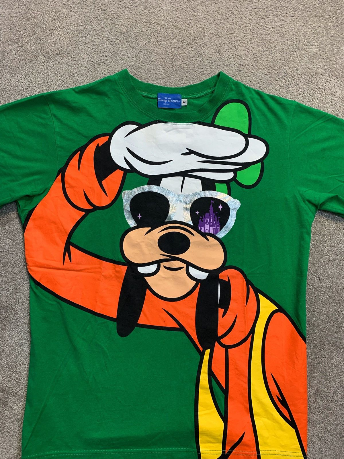 Cartoon Network × Disney × Vintage Vtg Disney Tokyo Resort Goofy All Over Print Tee Japan 90s Size US M / EU 48-50 / 2 - 2 Thumbnail