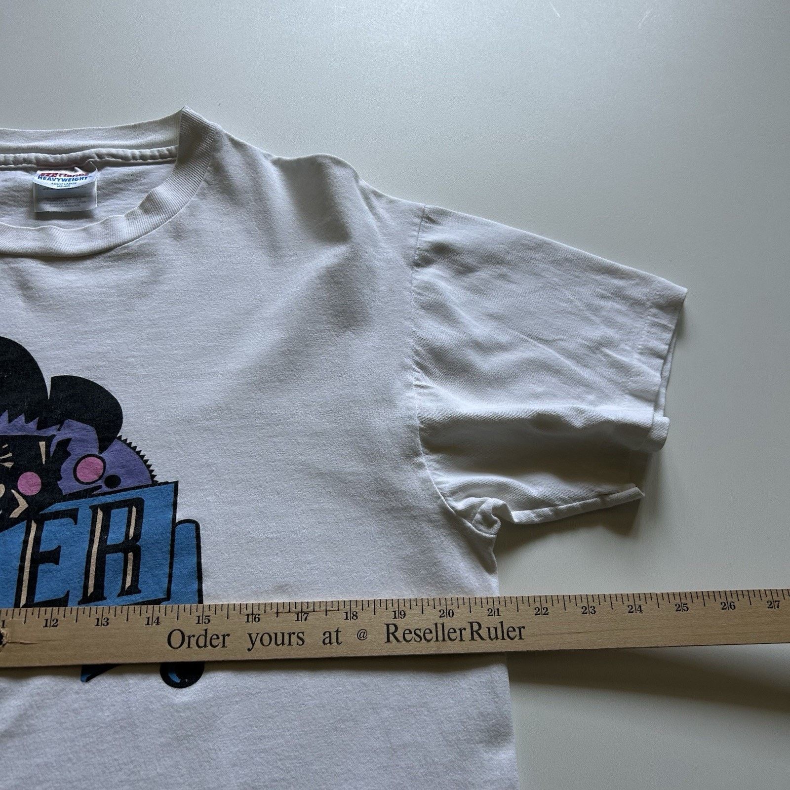 Hanes Vintage Joker T Shirt Large Boxy 90s Made In USA Art Graphic Size US L / EU 52-54 / 3 - 8 Thumbnail
