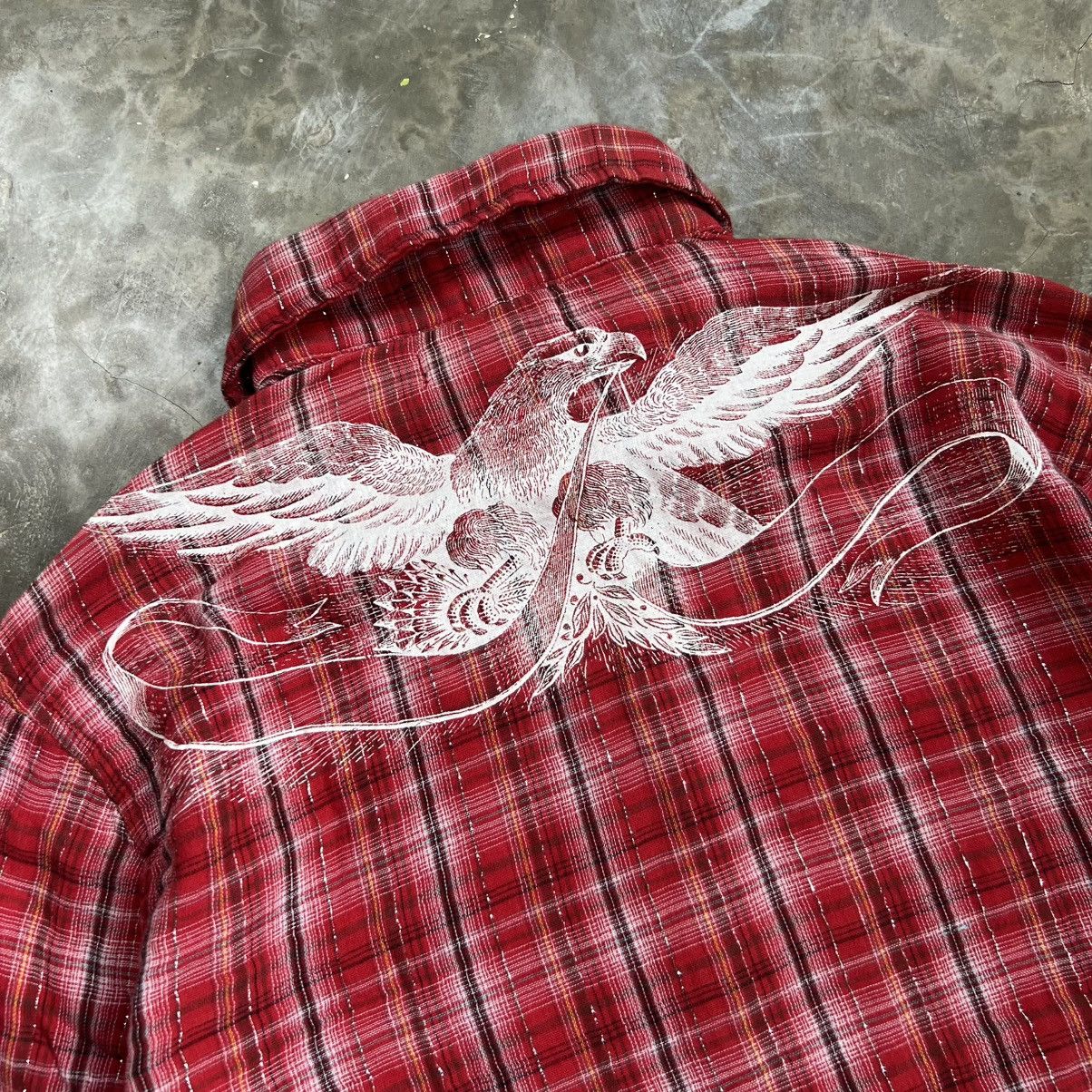 If Six Was Nine Roi Franc Skull If Six Was Nine Style Plaid LS shirt Size US M / EU 48-50 / 2 - 4 Thumbnail