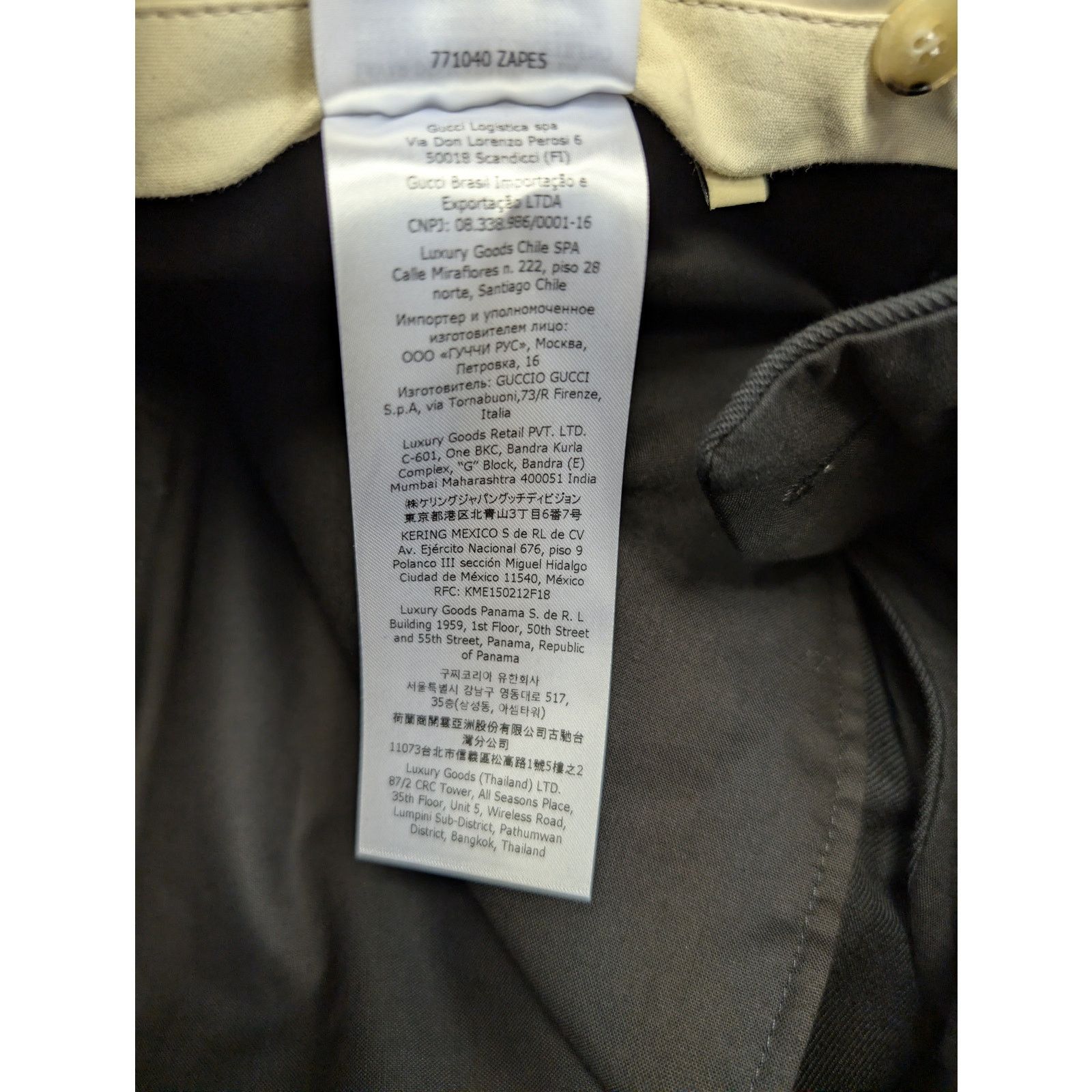 Gucci o1rshd1 Double Wool Gabardine Skater Crpd Pant Shorts Black Size US 30 / EU 46 - 21 Thumbnail