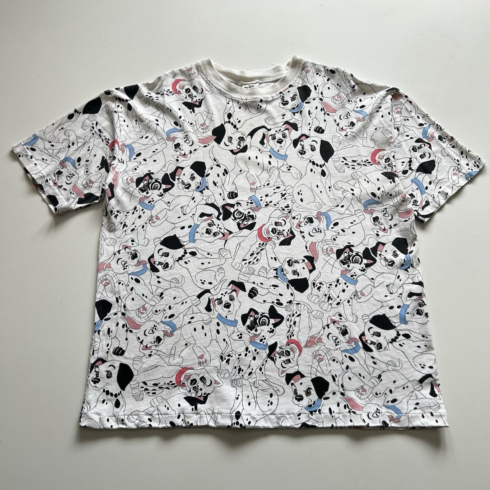 Vintage 90s 101 Dalmations AOP T Shirt Size XL Disney Movie