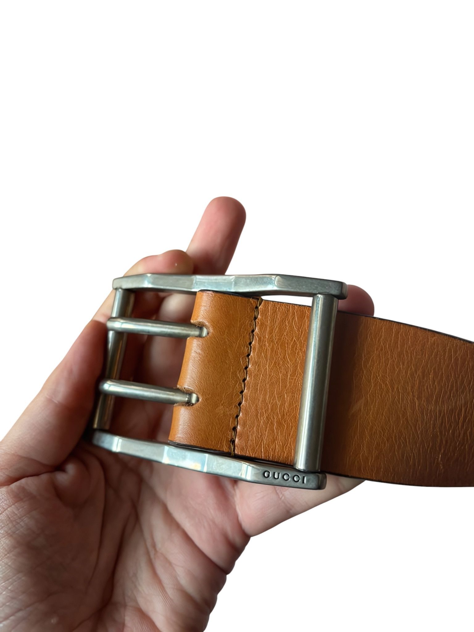 Gucci LOVE GUCCI TATTOO LEATHER BELT Size ONE SIZE - 4 Thumbnail