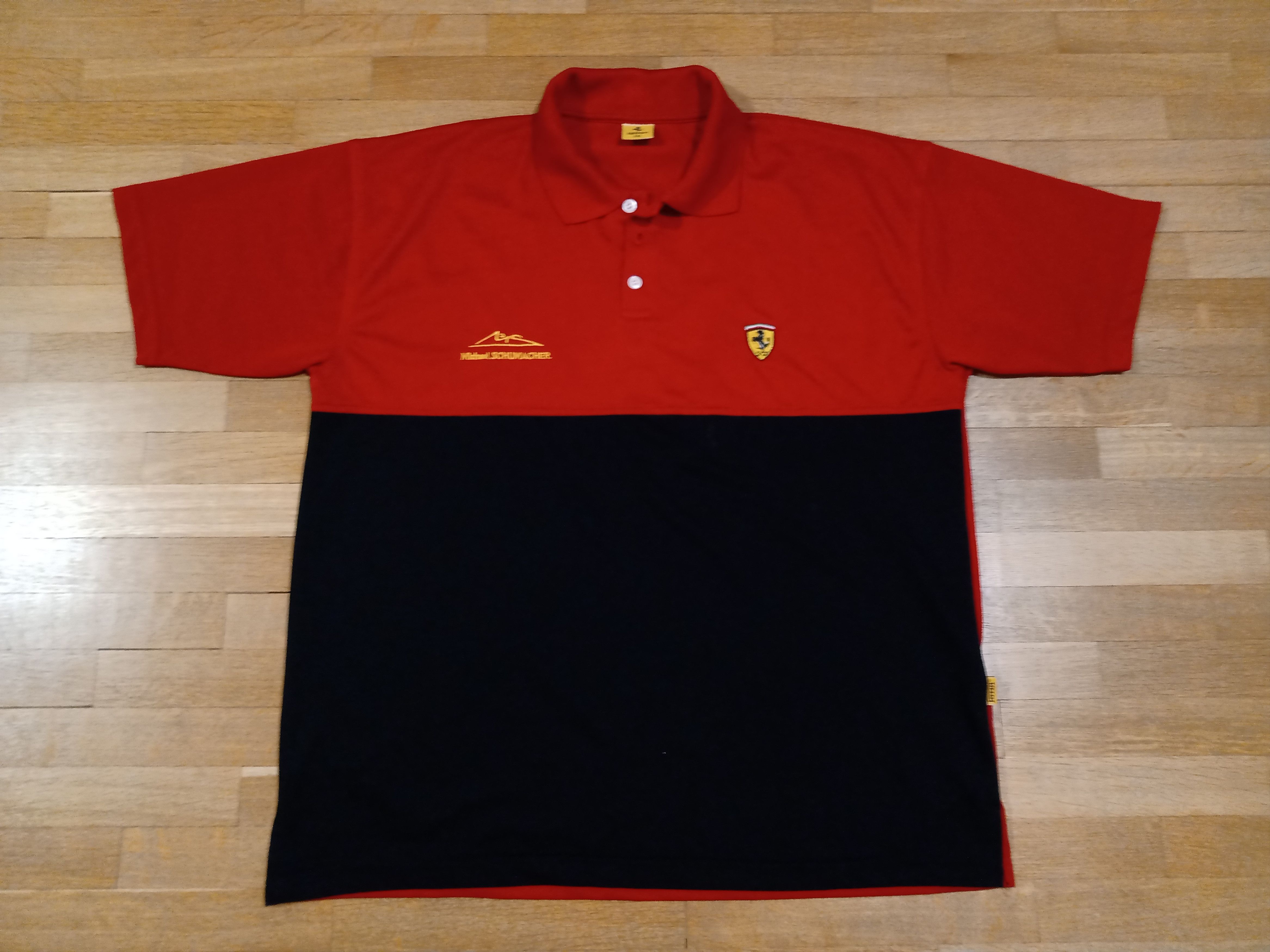 Ferrari × Formula 1 × Vintage Vintage 1996 Ferrari Michael Schumacher F1 Racing Shirt Size US XXL / EU 58 / 5 - 1 Thumbnail