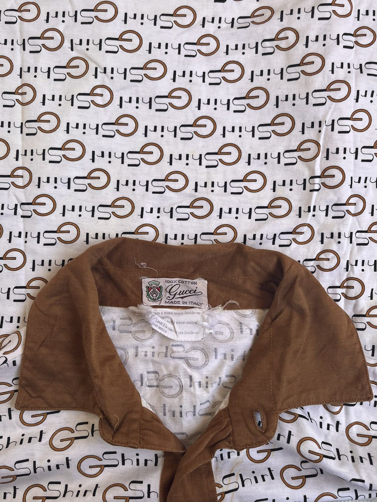 Gucci Vintage Gucci poloshirt monogram Size US M / EU 48-50 / 2 - 4 Thumbnail