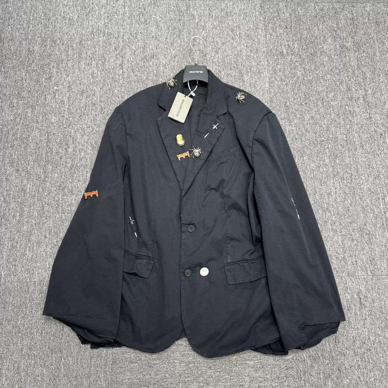Balenciaga Balenciaga Distressed Pin Blazer Coat Size US M / EU 48-50 / 2 - 1 Thumbnail