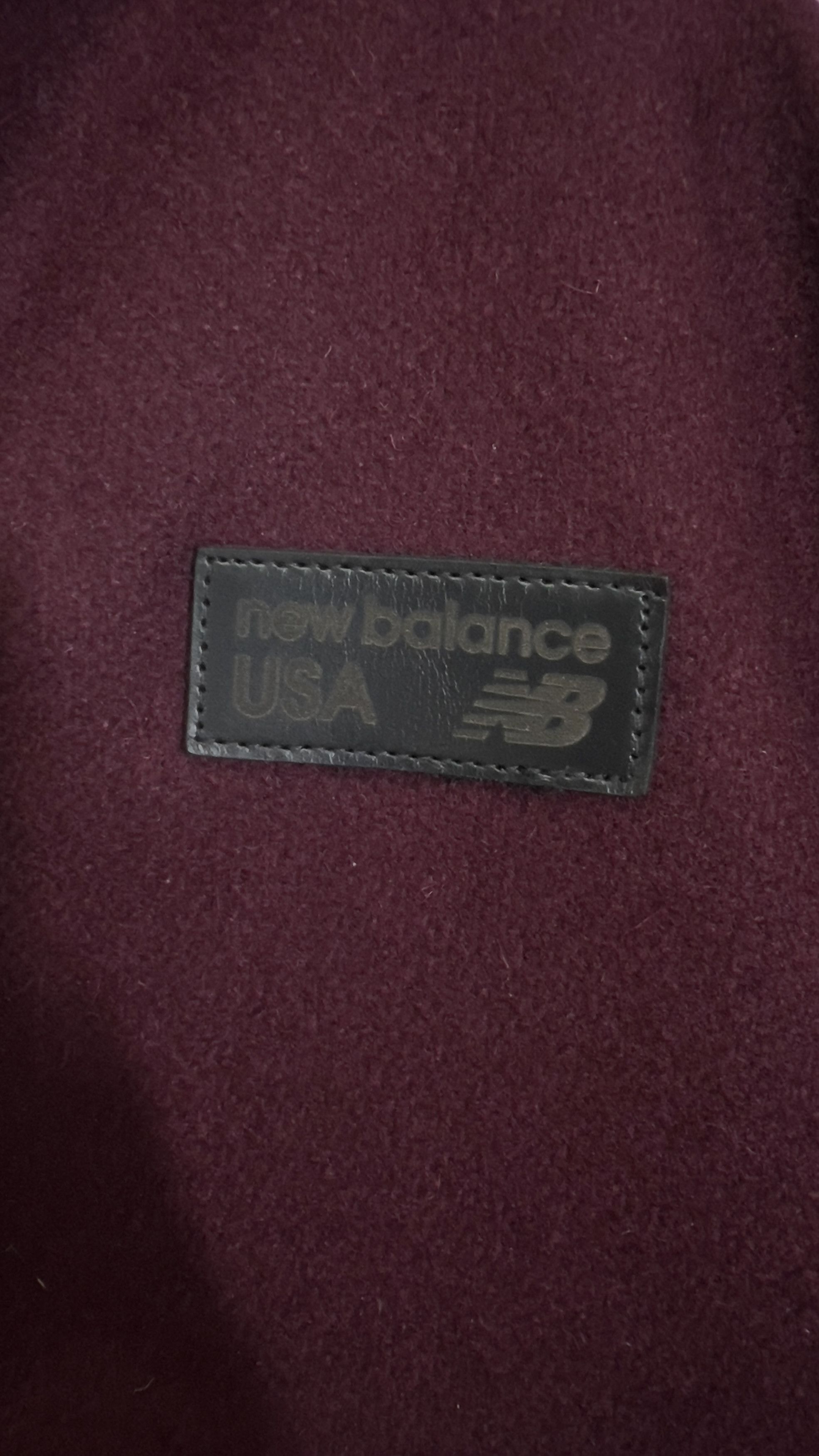 Dehen 1920 New Balance x Dehen 1920 Varsity Jacket Wool Maroon Size US M / EU 48-50 / 2 - 4 Thumbnail