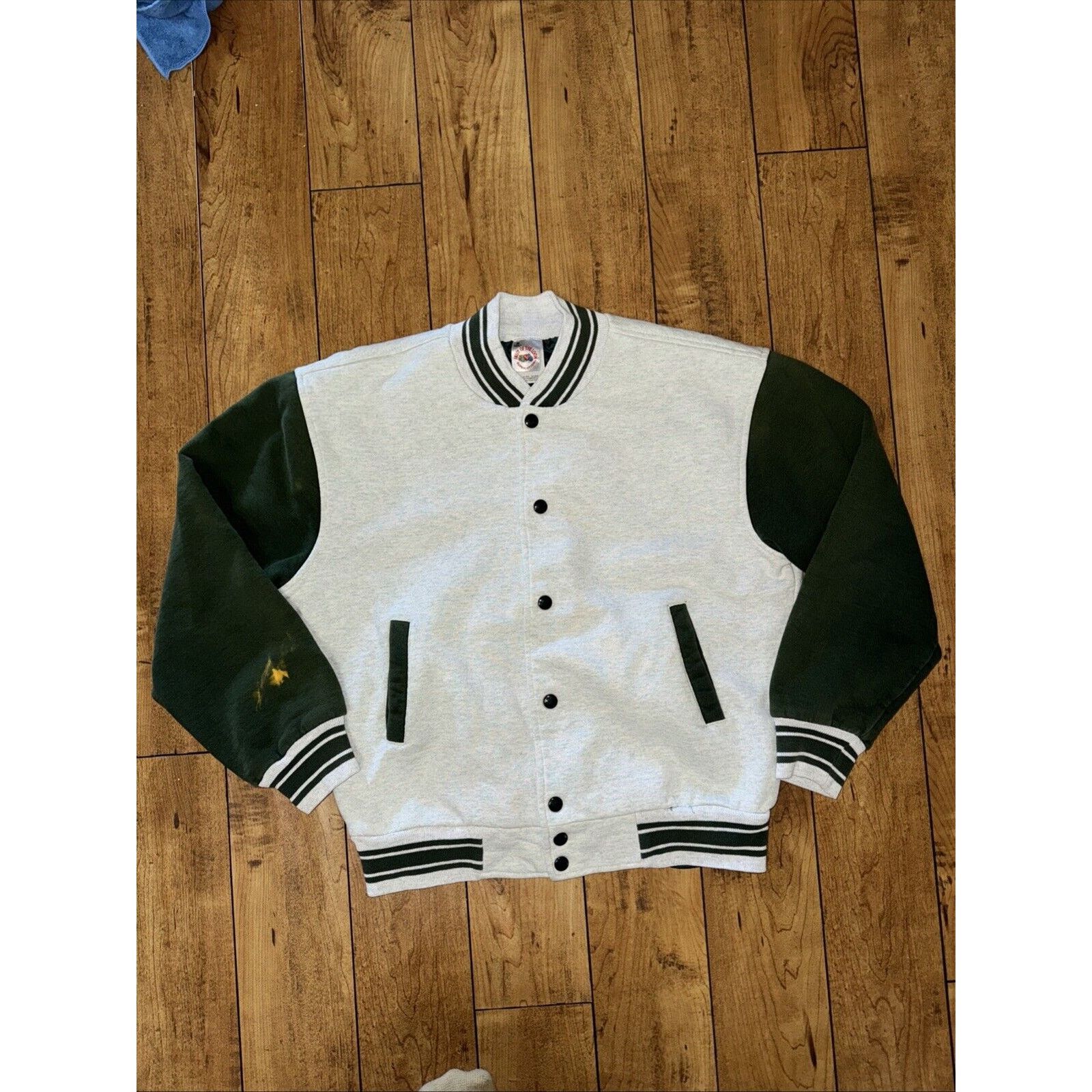 Fruit Of The Loom × Vintage Fruit Of The Loom Letterman Jacket Cotten Sweater 22x23 Size US M / EU 48-50 / 2 - 1 Thumbnail