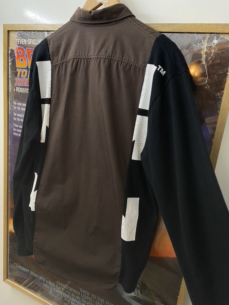 Off-White FW2018 Off-White c/o Virgil Abloh Panelled Long Sleeve Shirt Size US M / EU 48-50 / 2 - 4 Thumbnail