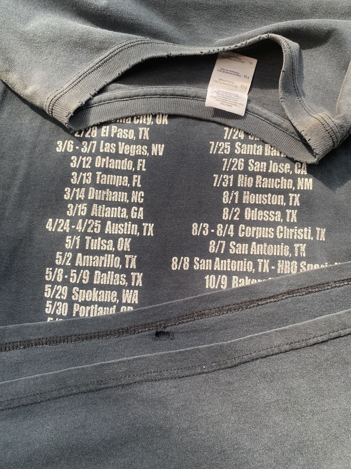 Vintage Y2k Distressed George Lopez World Tour 2009 Merch Size US XL / EU 56 / 4 - 5 Thumbnail