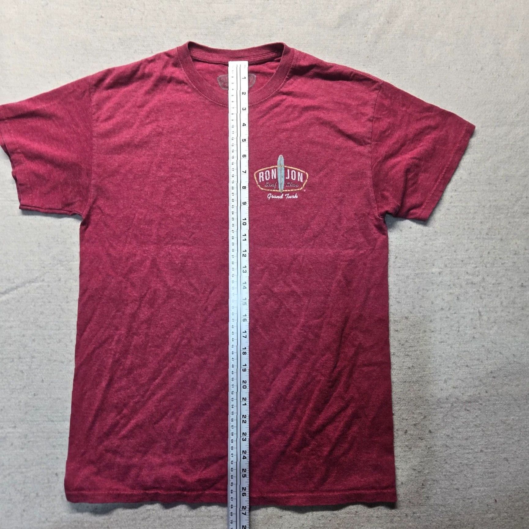 Ron Jon Surf Shop VINTAGE Ron Jon Surf Shop Graphic Tee T-Shirt Adult Medium Red Cotton Logo Crew Neck Summer Mens Size US M / EU 48-50 / 2 - 6 Thumbnail